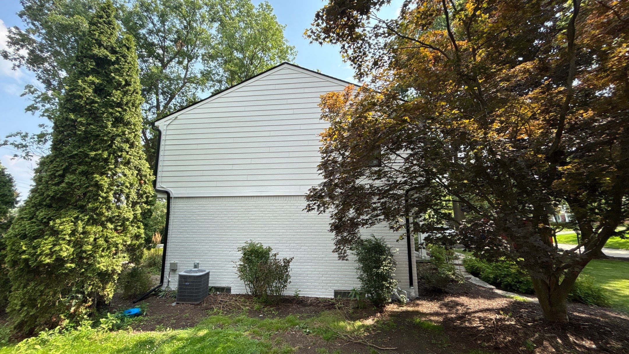 Siding Replacement using Hardie Plank S8 1/4"  Arctic White by 180 Contractors