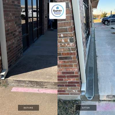 Drainage System Installation and Metal Roof Repairs
