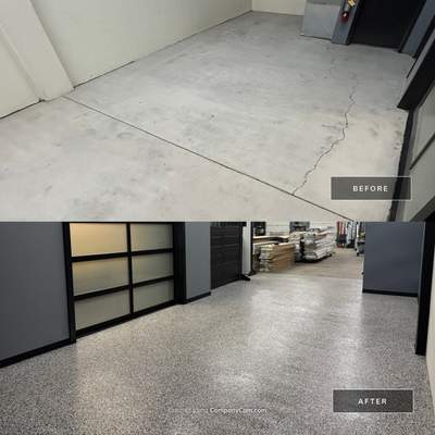Garage Floor Coating Transformation