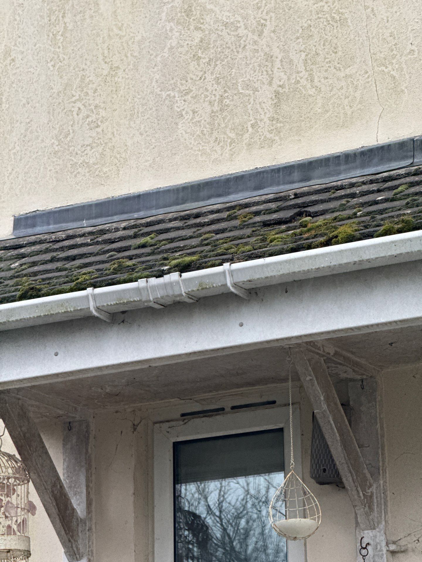 Commercial Roof Clean -Block Of Flats using Honda 15lpm Low Pressure Washing Machine by Ges Exterior Cleaning ltd