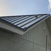 24ga 1.5" Mechanical Seam Pre-Weathered  by Total Roofing System The Metal Roof Experts
