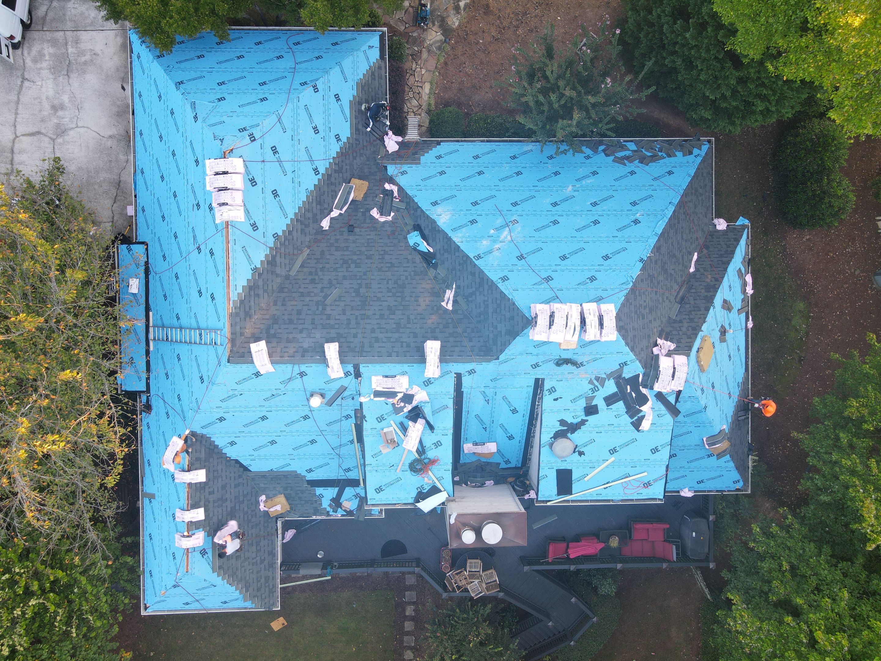 Residential Roofing Installation using Owens Corning by Inspector Roofing and Restoration