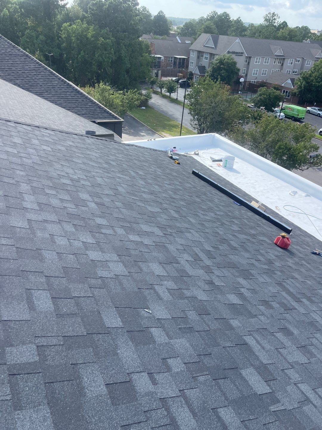 Commercial Roofing Installation using Roof Replacement by American Roofing & Construction LLC