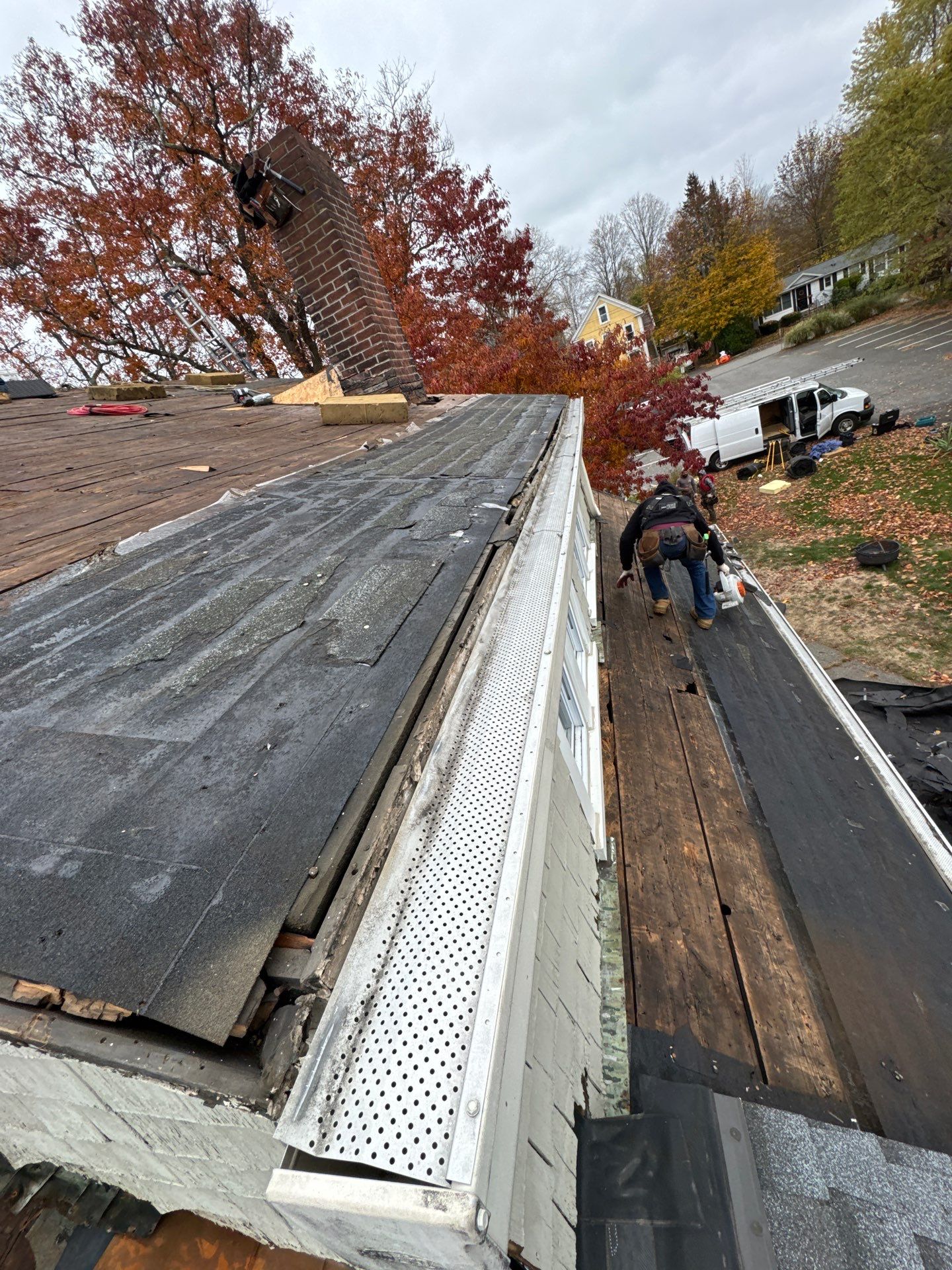 Ayer Church Complete Roof with Code-Compliant Overlay & Dual Chimney Restoration by Mighty Dog Roofing of Greater Middlesex County
