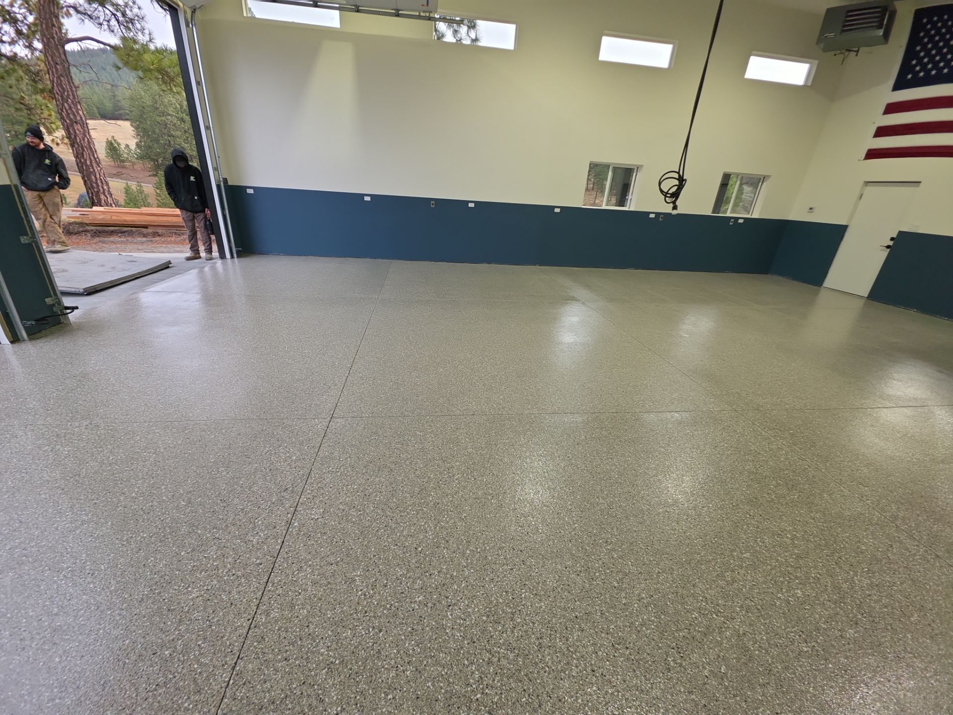 Shop Transformation using Claystone Hybrid by Croc Coatings, LLC