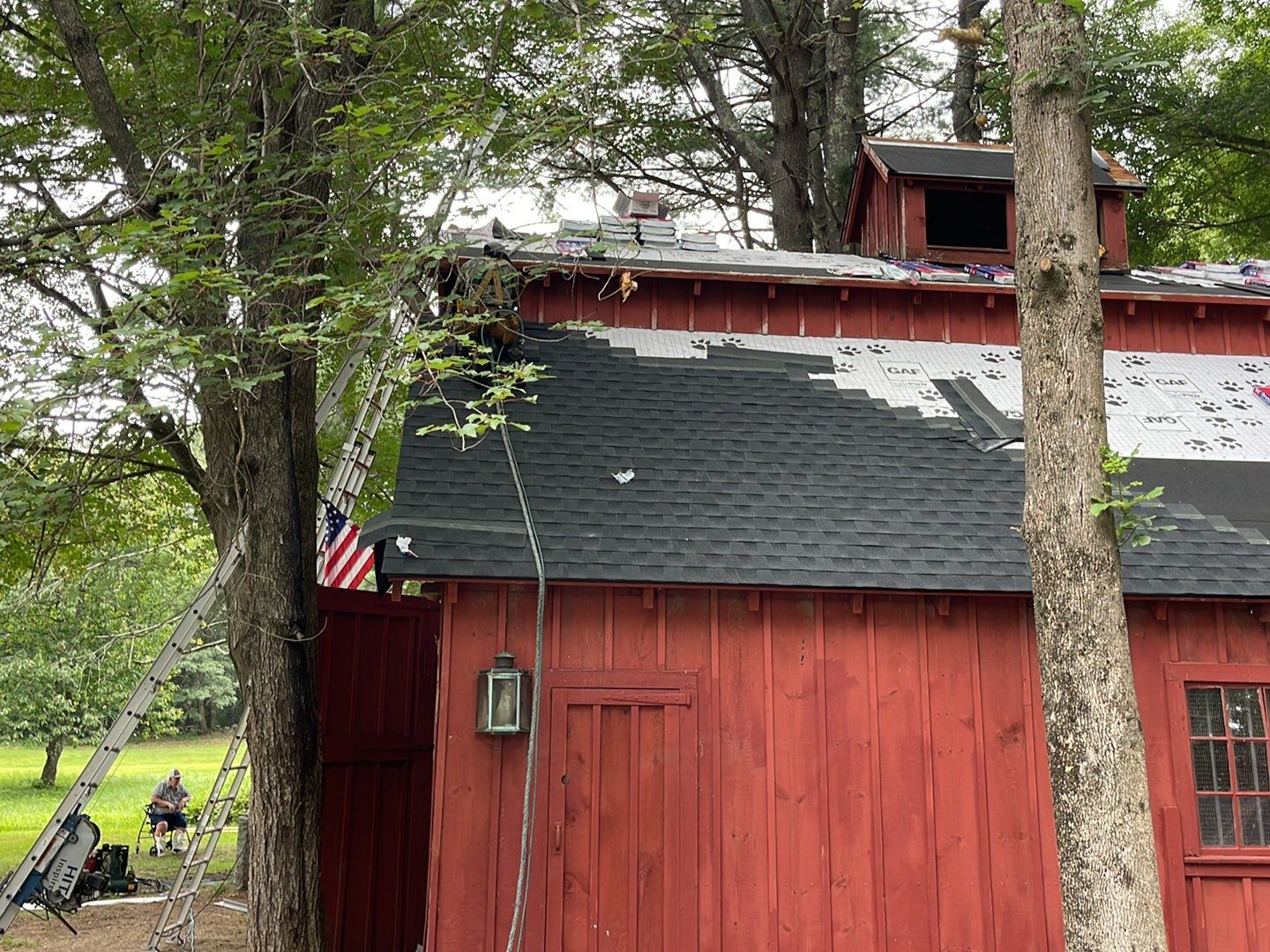 Residential Roofing Installation using GAF Timberline HDZ by Sensible Home Solutions