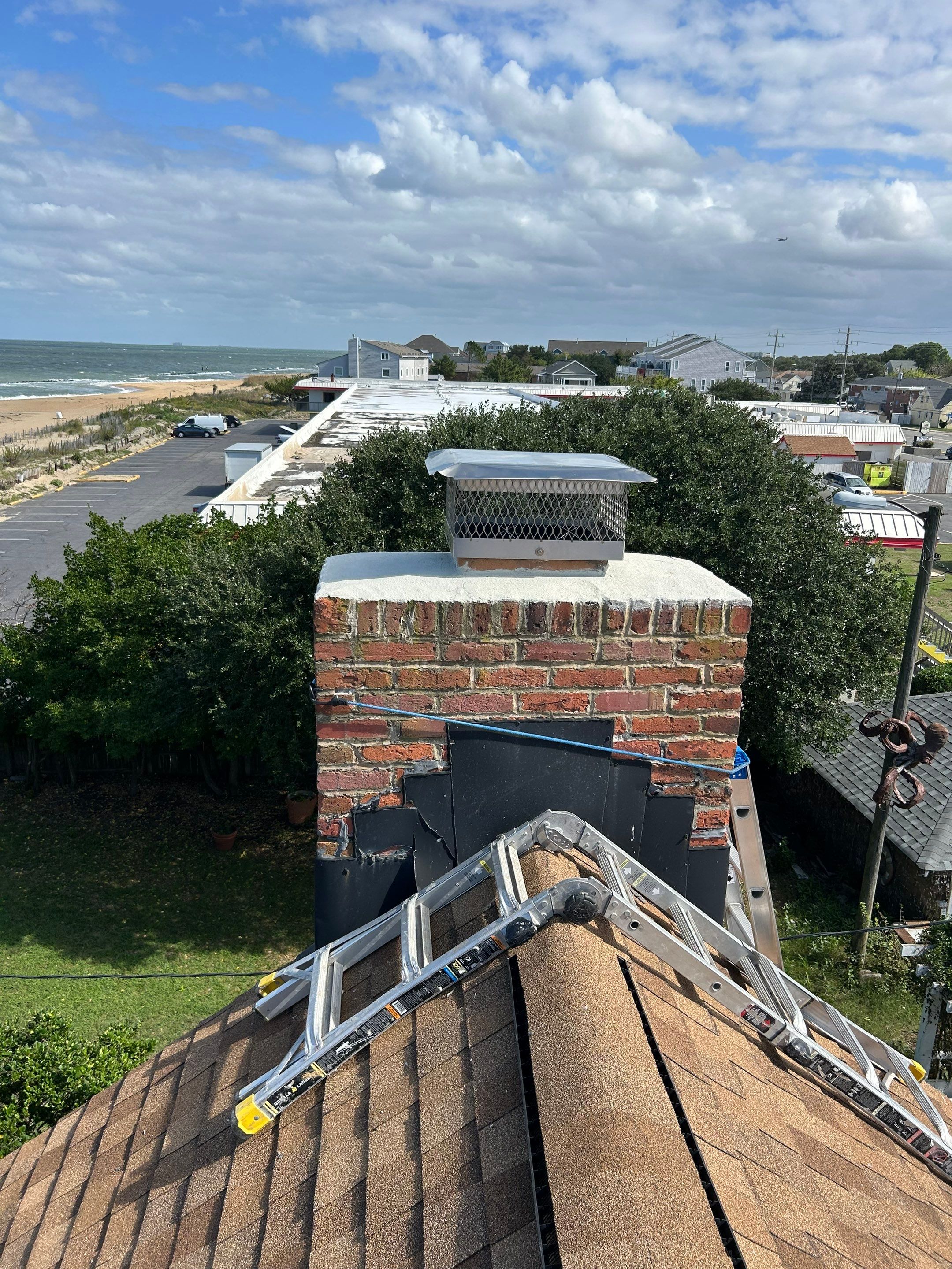 Masonry Chimney Repair in Virginia Beach by Premier Chimney and Roofing