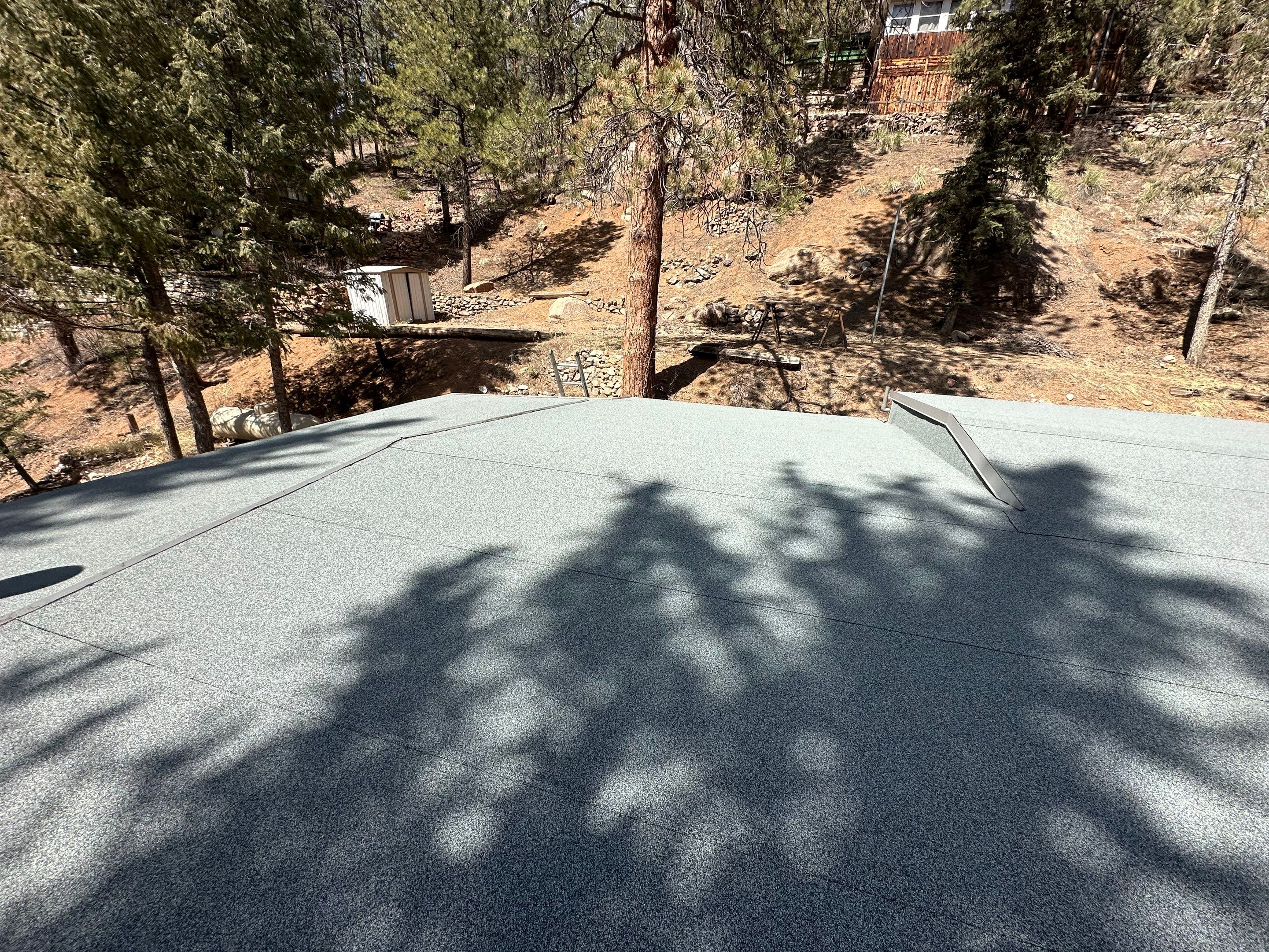 Residential Roofing Installation using Modified Bitumen Roofing by Blue Peaks Roofing LLC 