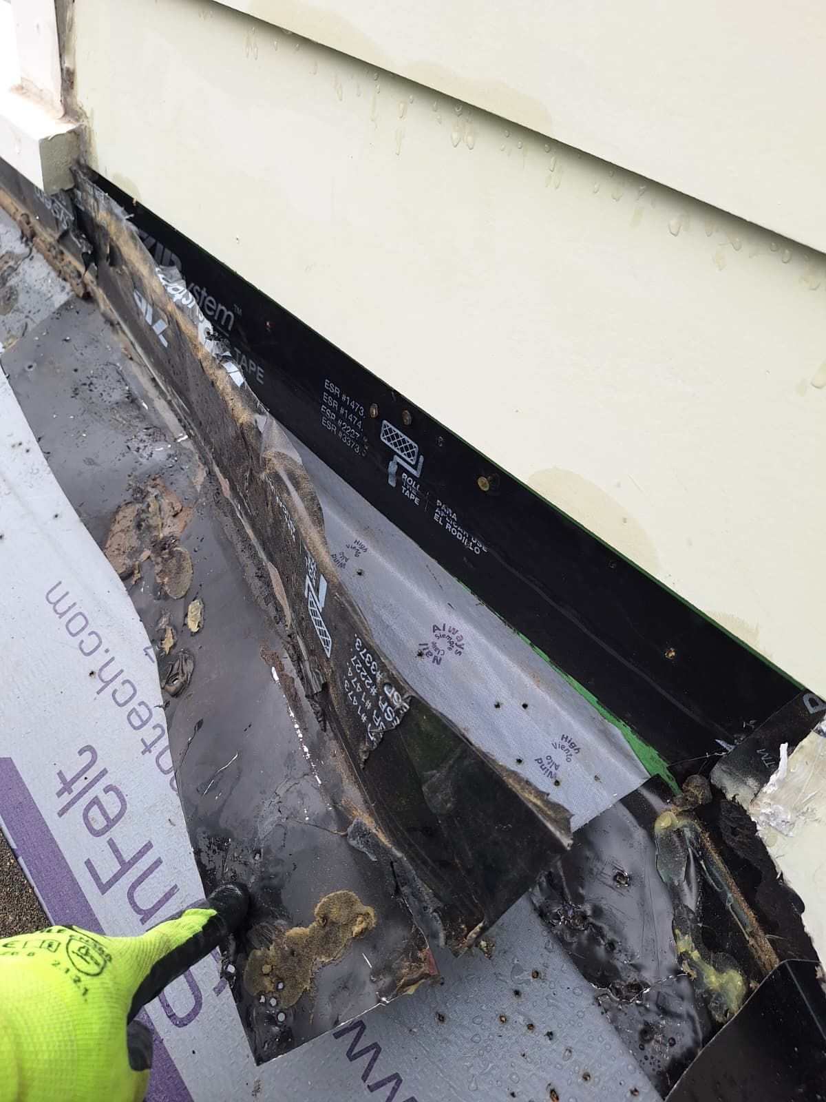 Flashing and siding repair by Indigo State Roofing