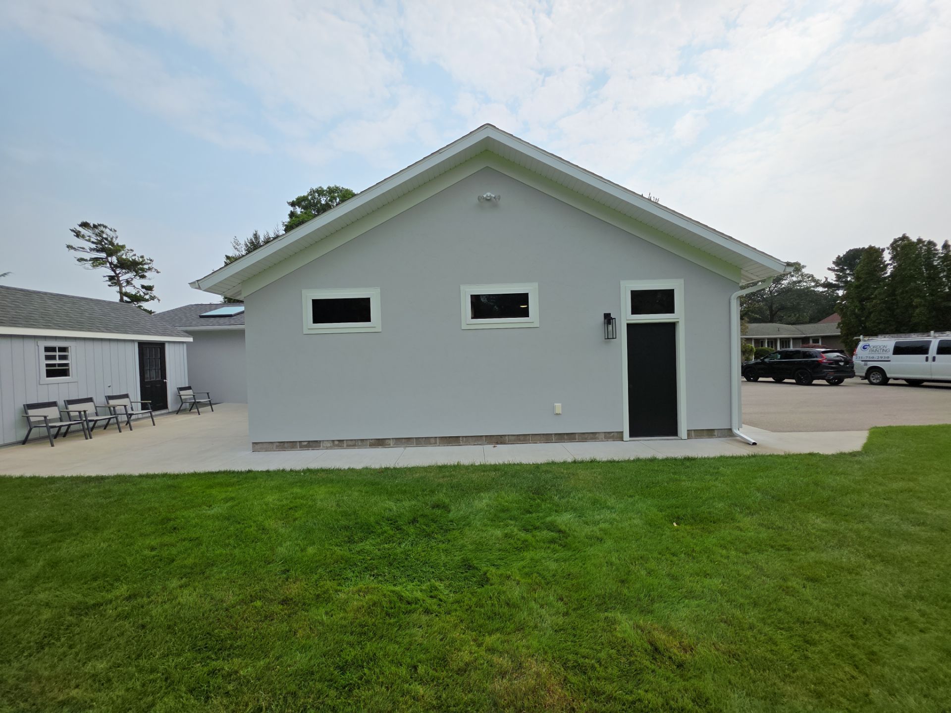 Norton Shores Residential Stucco Repair and Exterior Painting Refresh by Gordon Painting