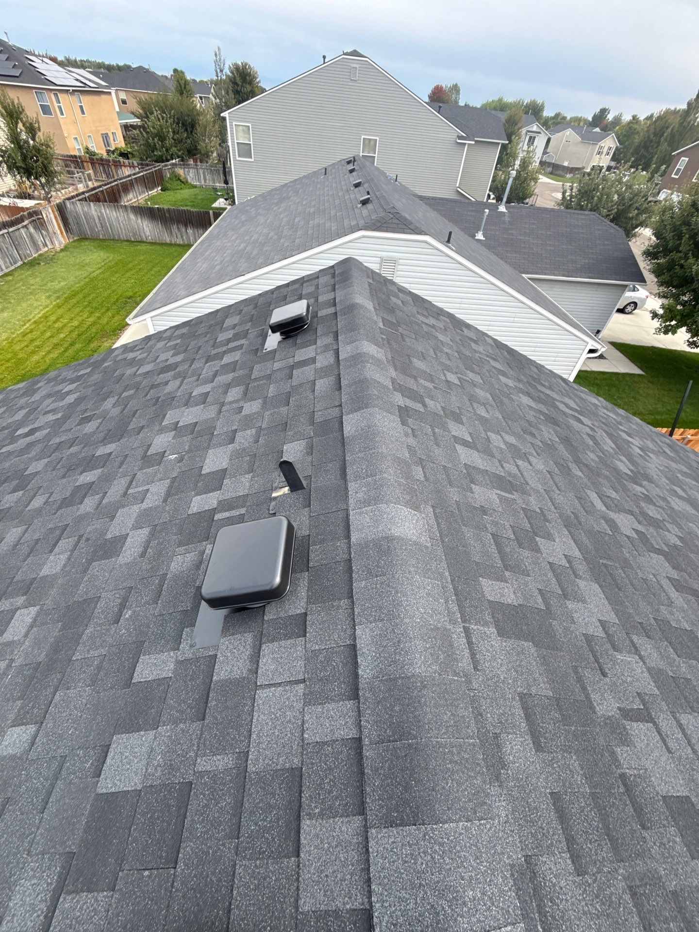 Middleton Residential Roof Replacement With Gray Architectural Asphalt Shingles by Olive Roofing