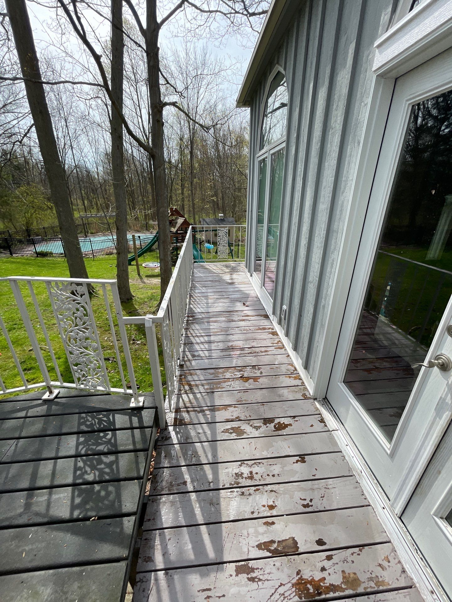 Deck Staining using Arborcoat Solid Stain by Callaway Contracting LLC