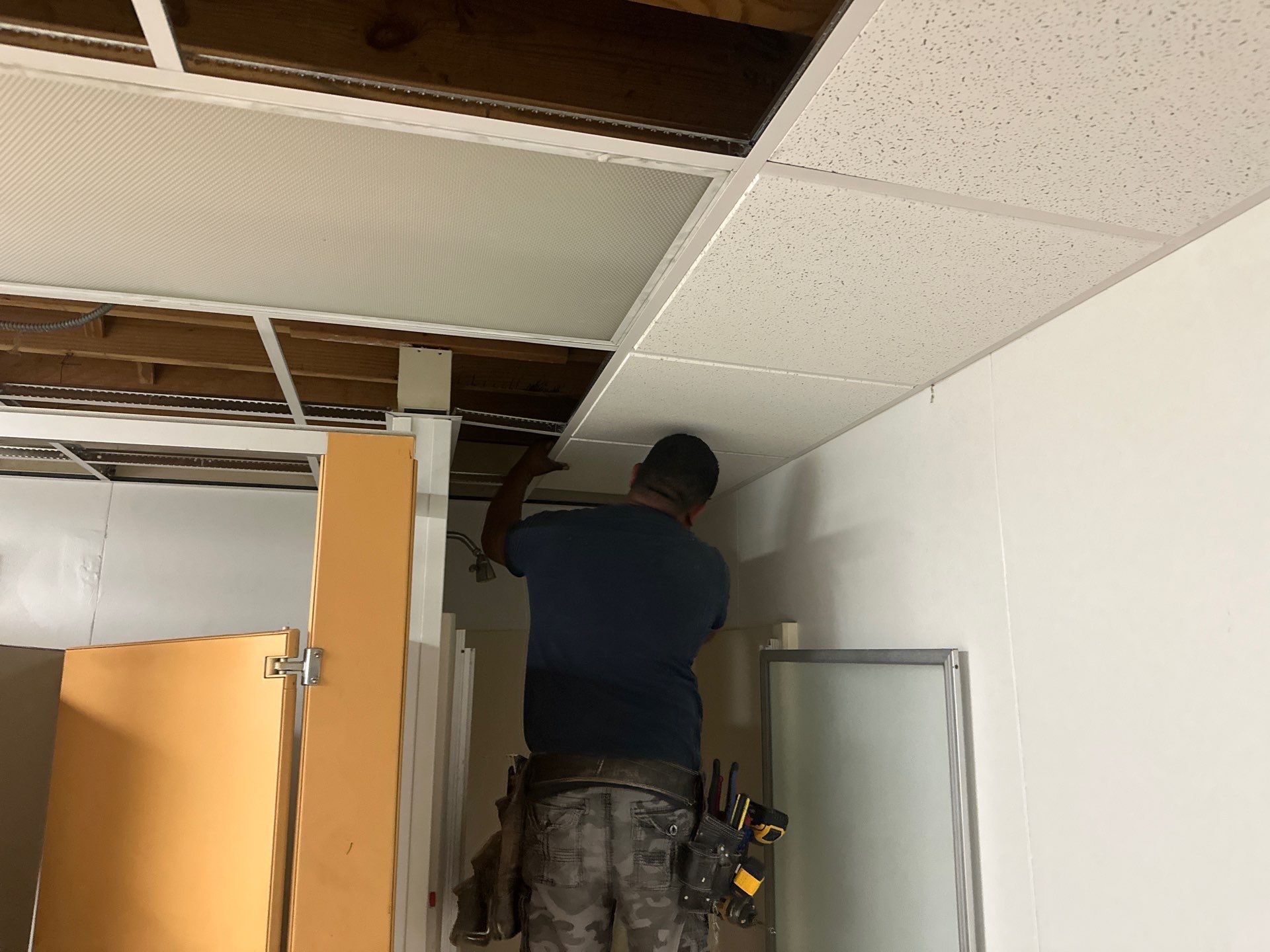 Commercial Remodel with Door Replacement  by L&T General Contractors and Restoration INC