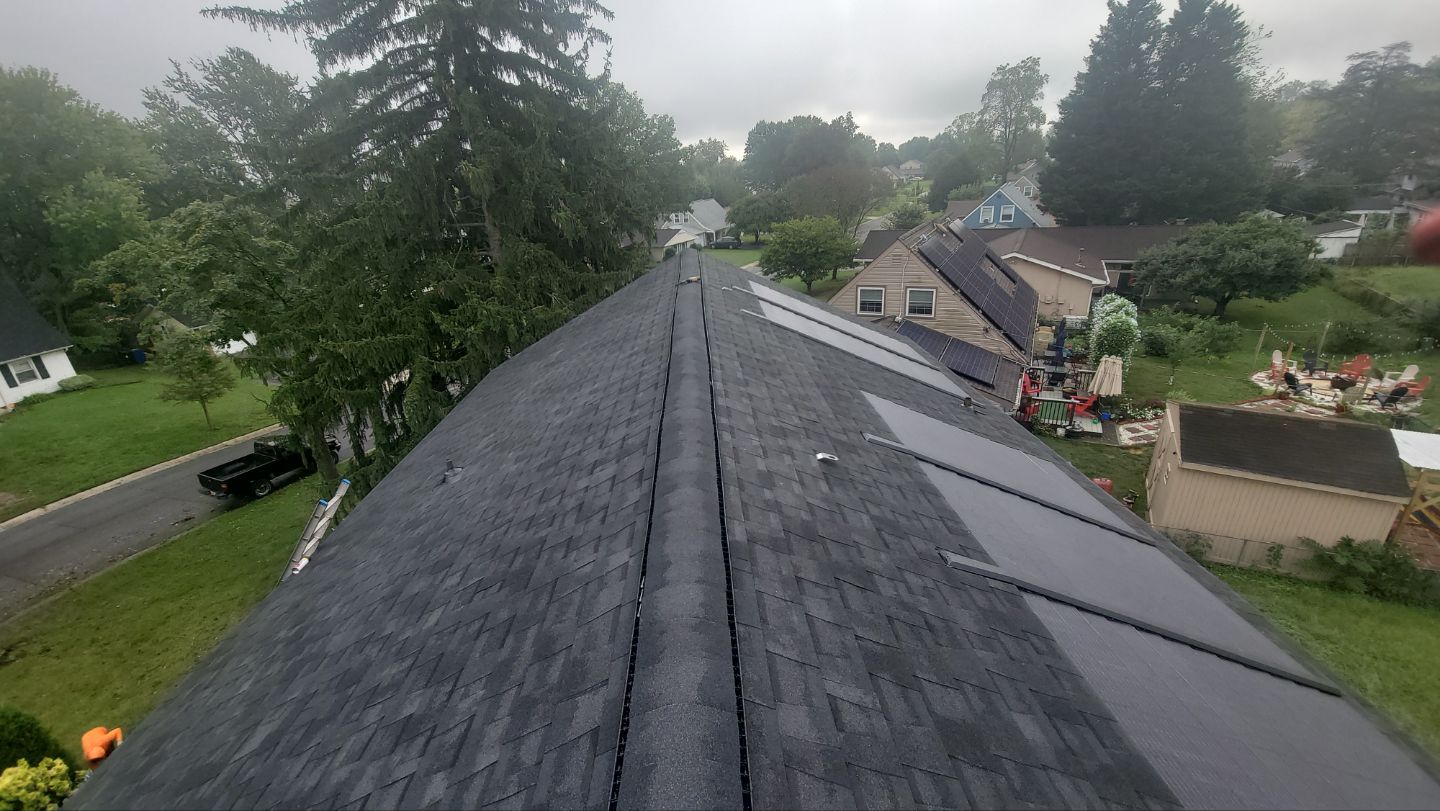 Roof and Solar Installation using GAF Timberline Solar HDZ by ExteriorPros