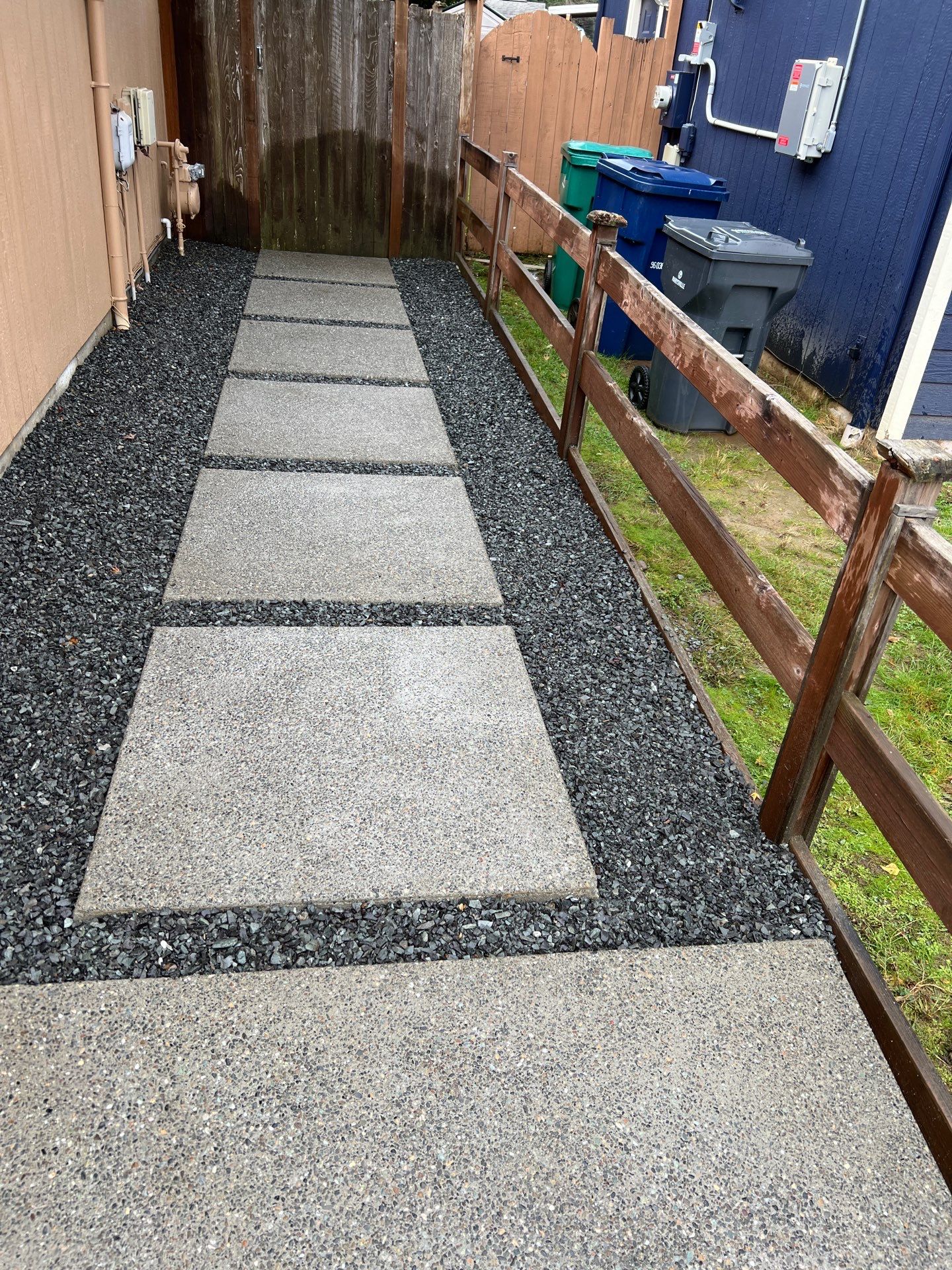 Custom Aggregate Walkway | Marysville  by Jireh Asphalt & Concrete Inc 