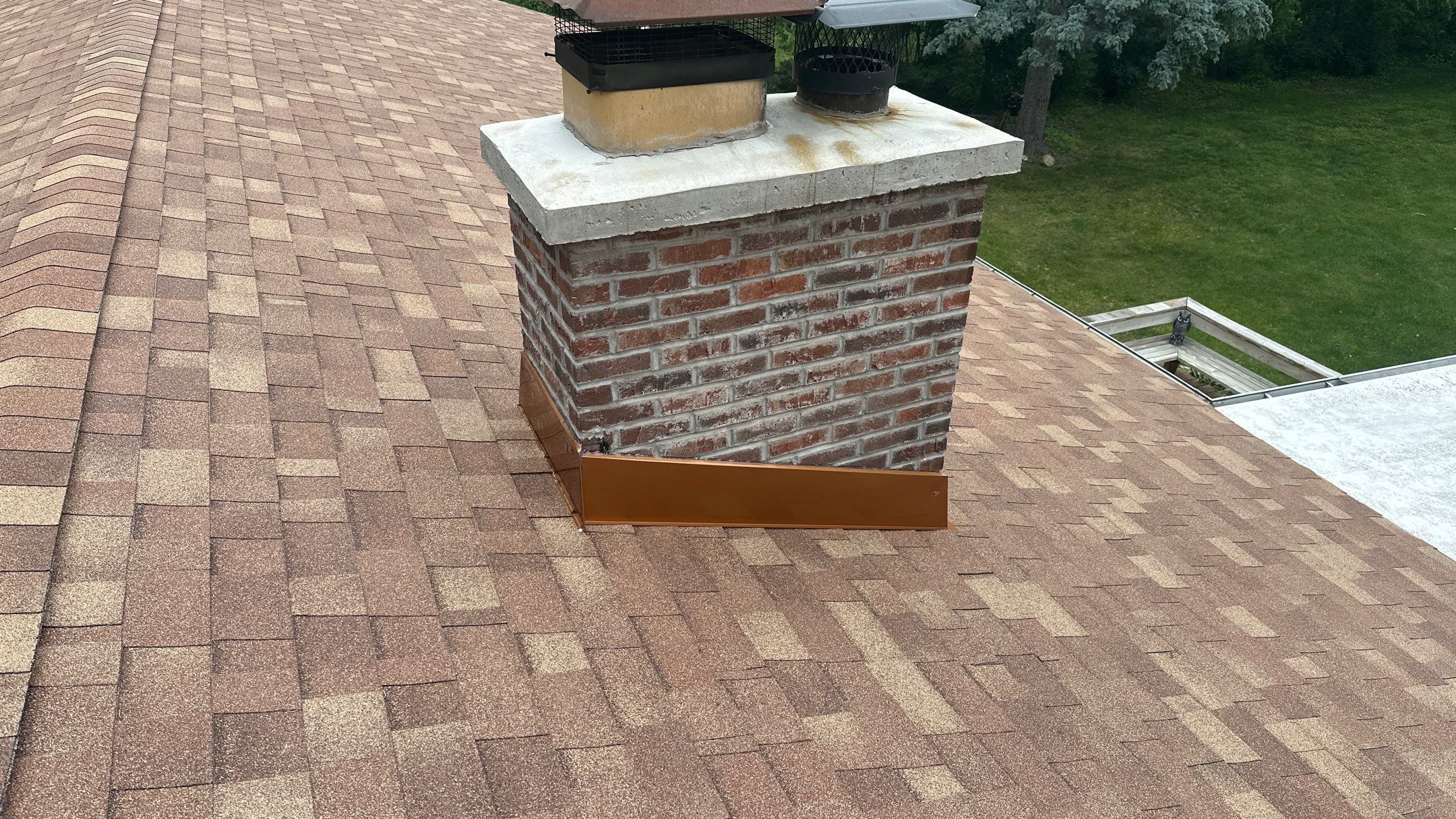 Roof replacement Malarkey Legacy shingles color Sienna Blend by Pro Home Services Inc