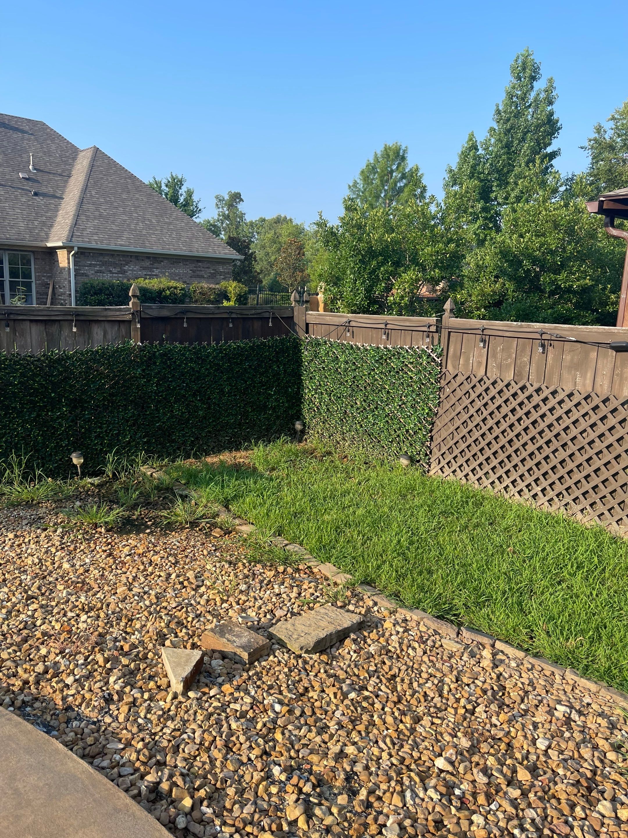 6ft Treated Pine Good Neighbor Fence 6x6 French Gothic Posts by Roberson Construction LLC