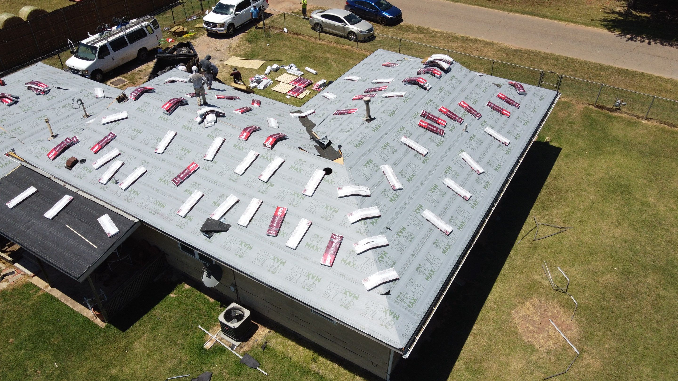 Residential Roofing Installation using GAF Natural Shadow  by A & H Roofing and Contracting