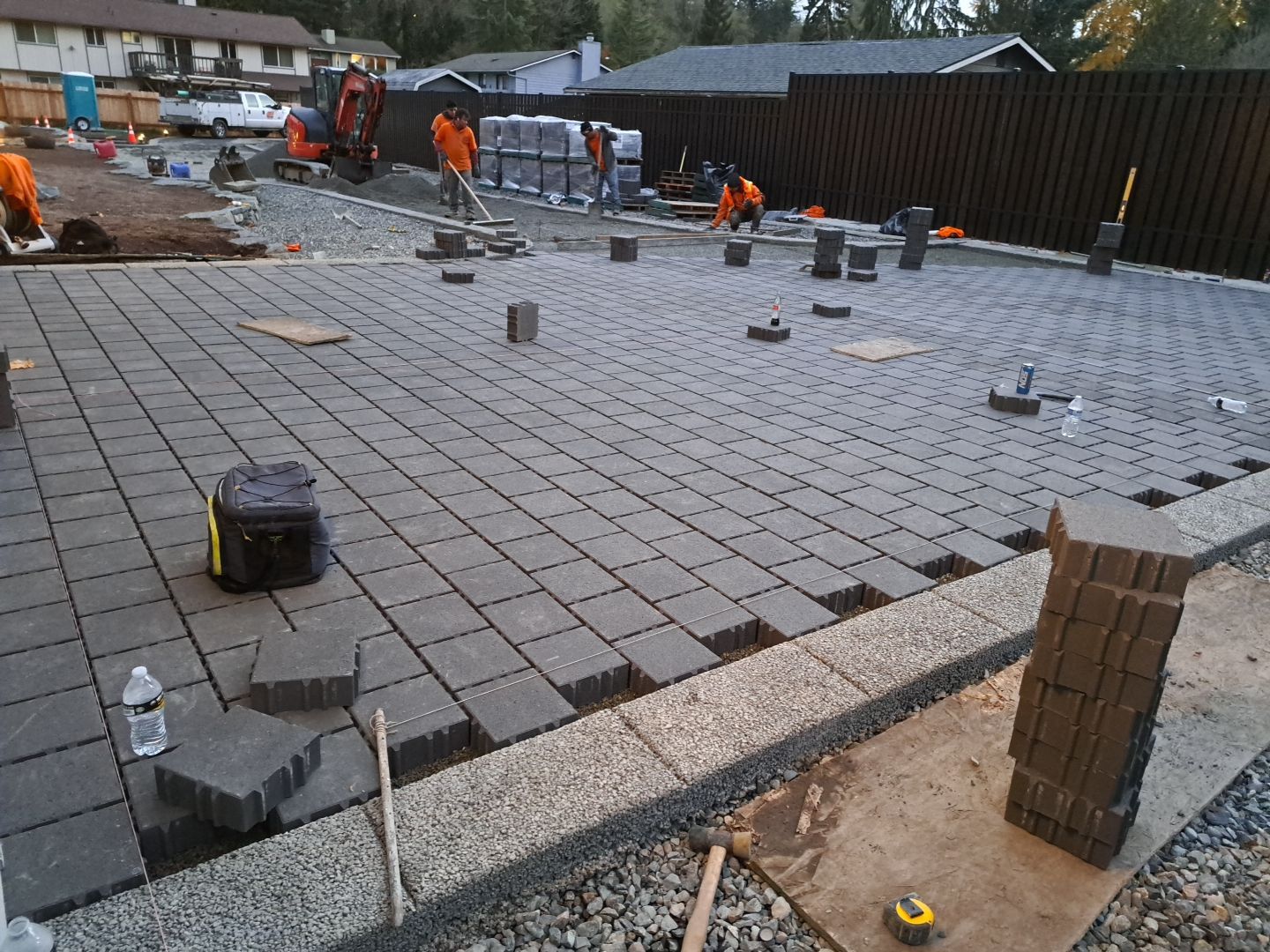 Permeable Pavers Driveway by Jireh Asphalt & Concrete Inc 