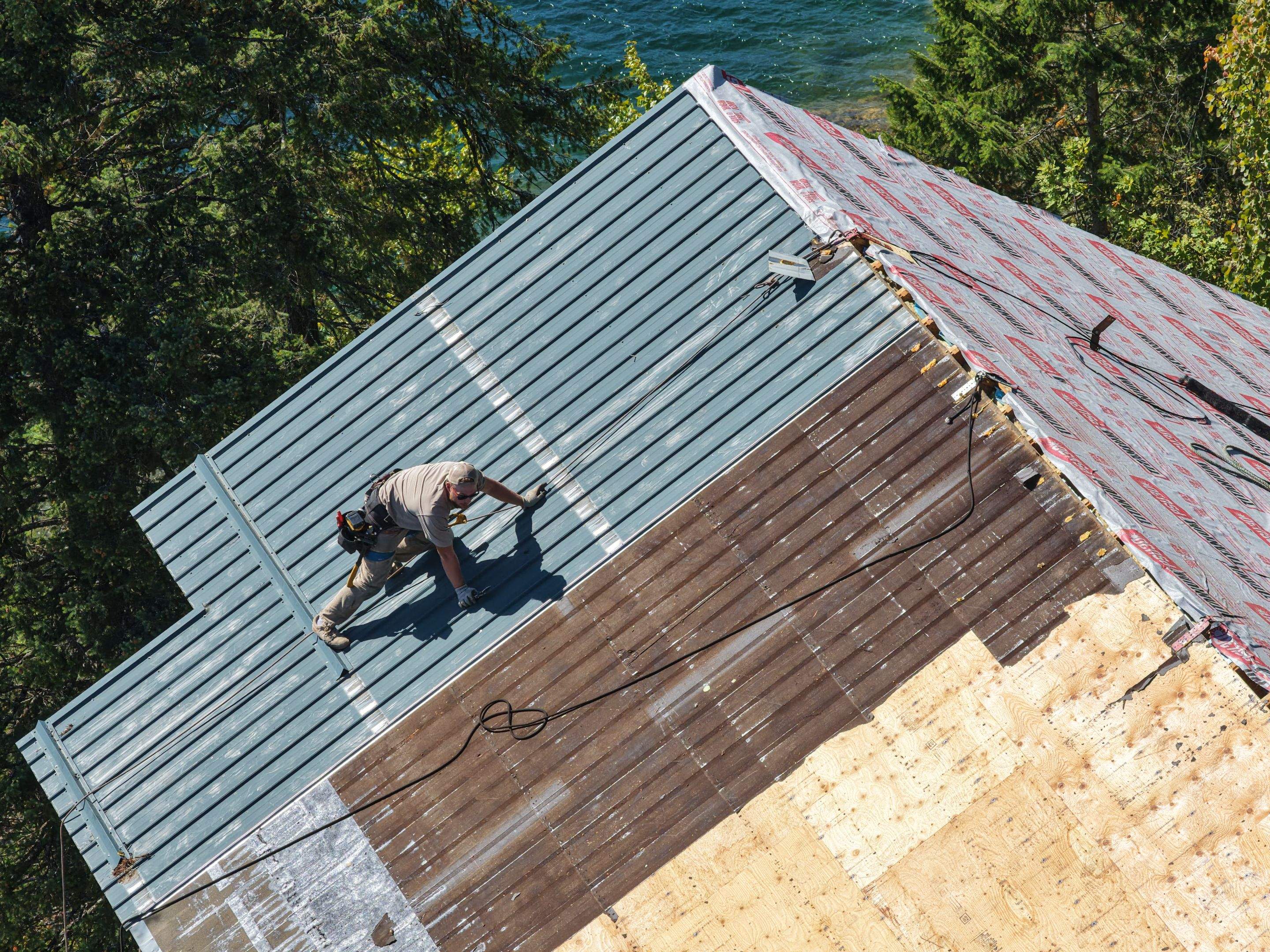 16" Mechanical - Dark Gray  by Montana Roofing Solutions