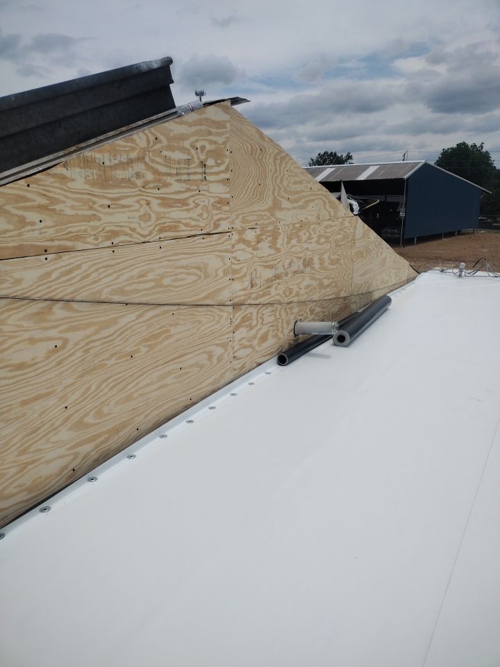 Office Building in Magnolia by Hostetler Roofing