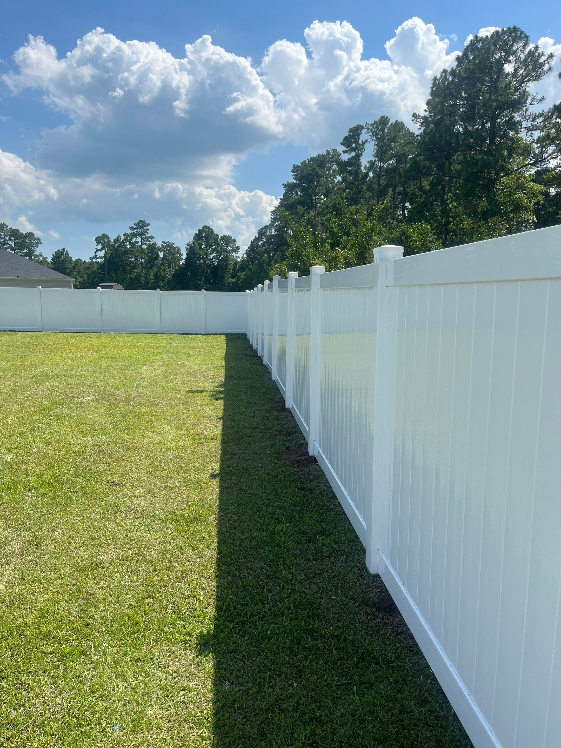 Hamilton Vinyl Privacy Project in Havelock by Superior Fence and Rail