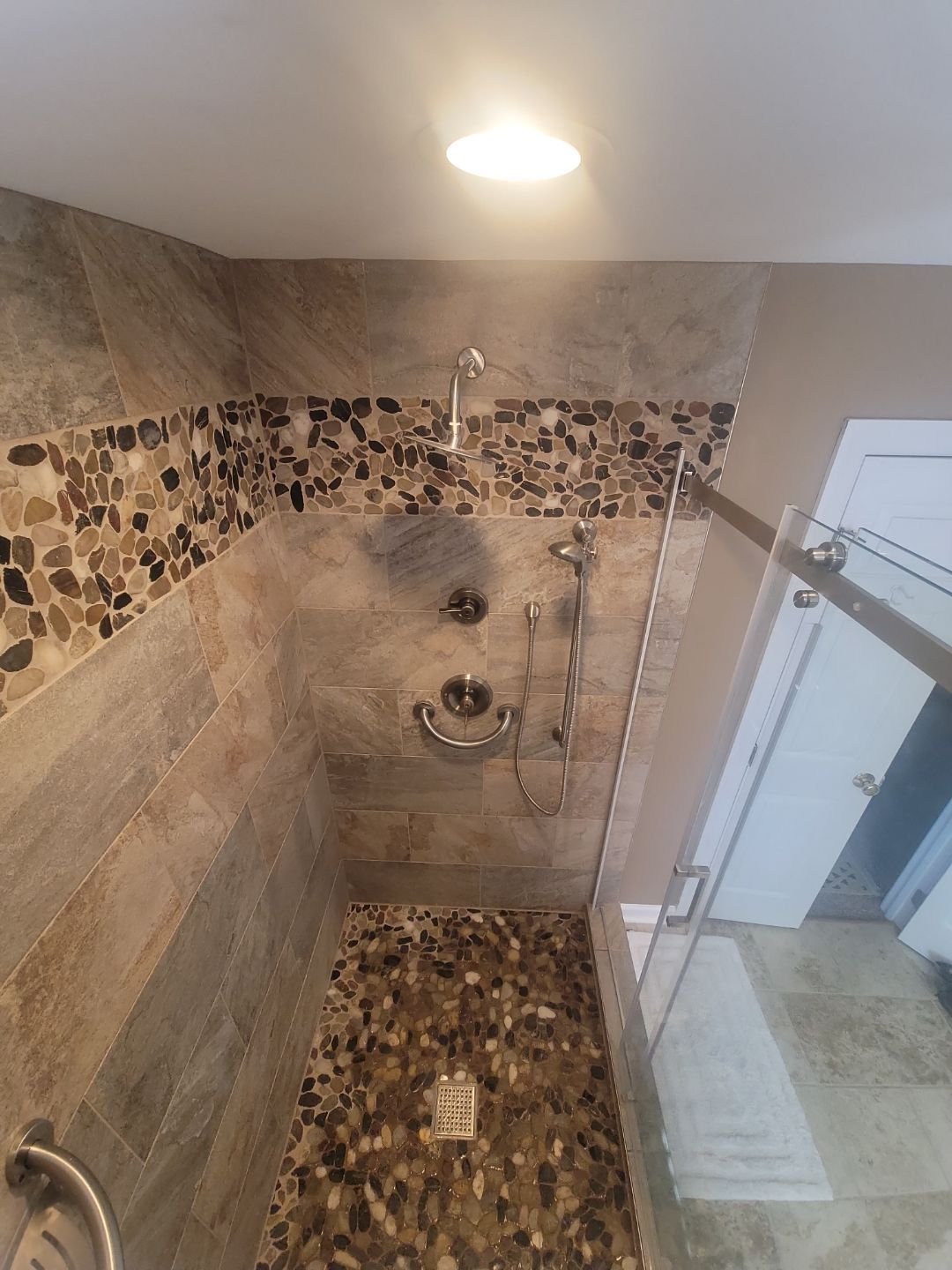 Holly Springs Stunning Shower Remodel by Elite Remodeling and Design LLC