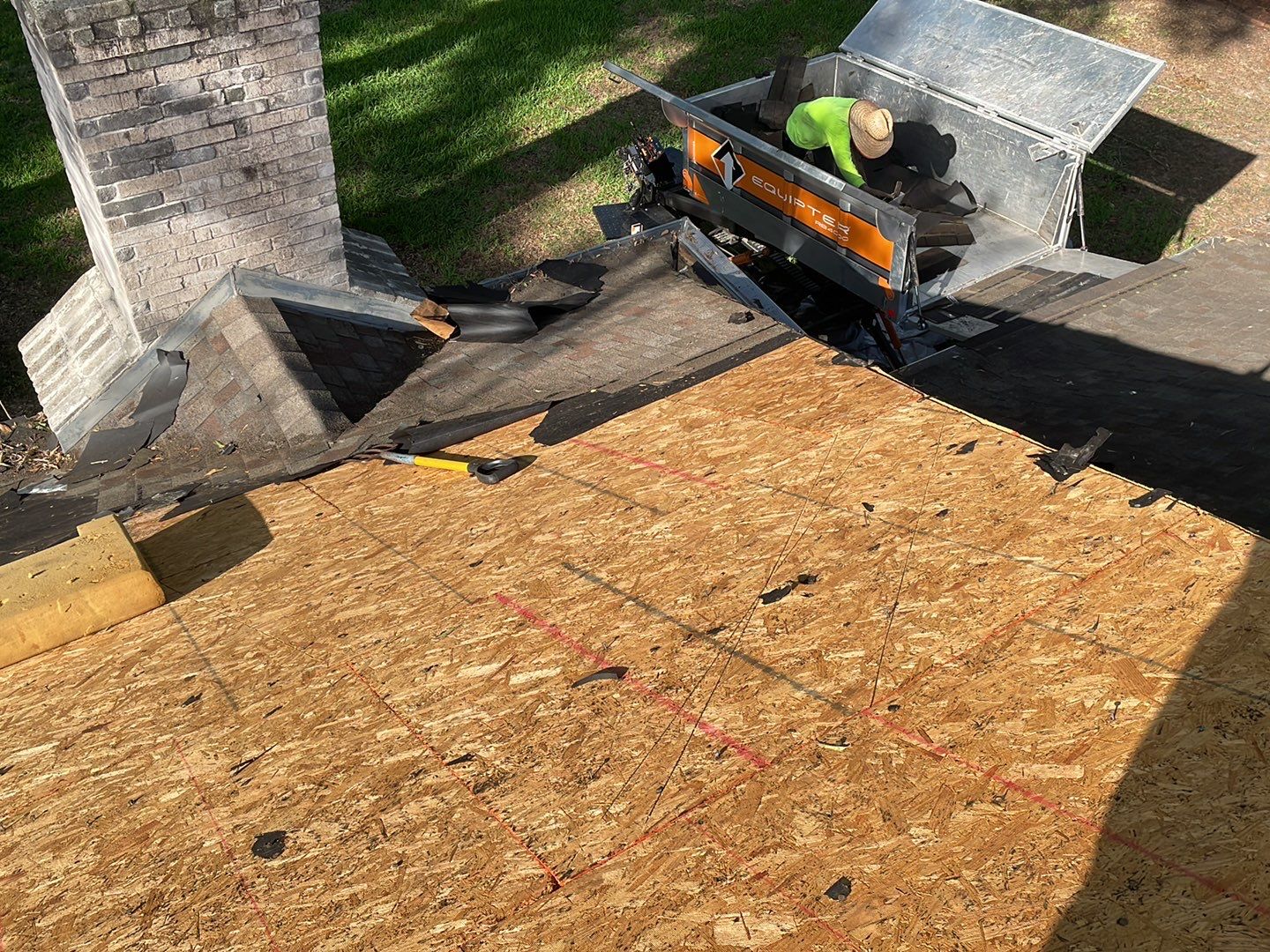 Residential Roofing Installation using Owen's Corning Duration (Lifetime) Shingles by Roof Repair Company