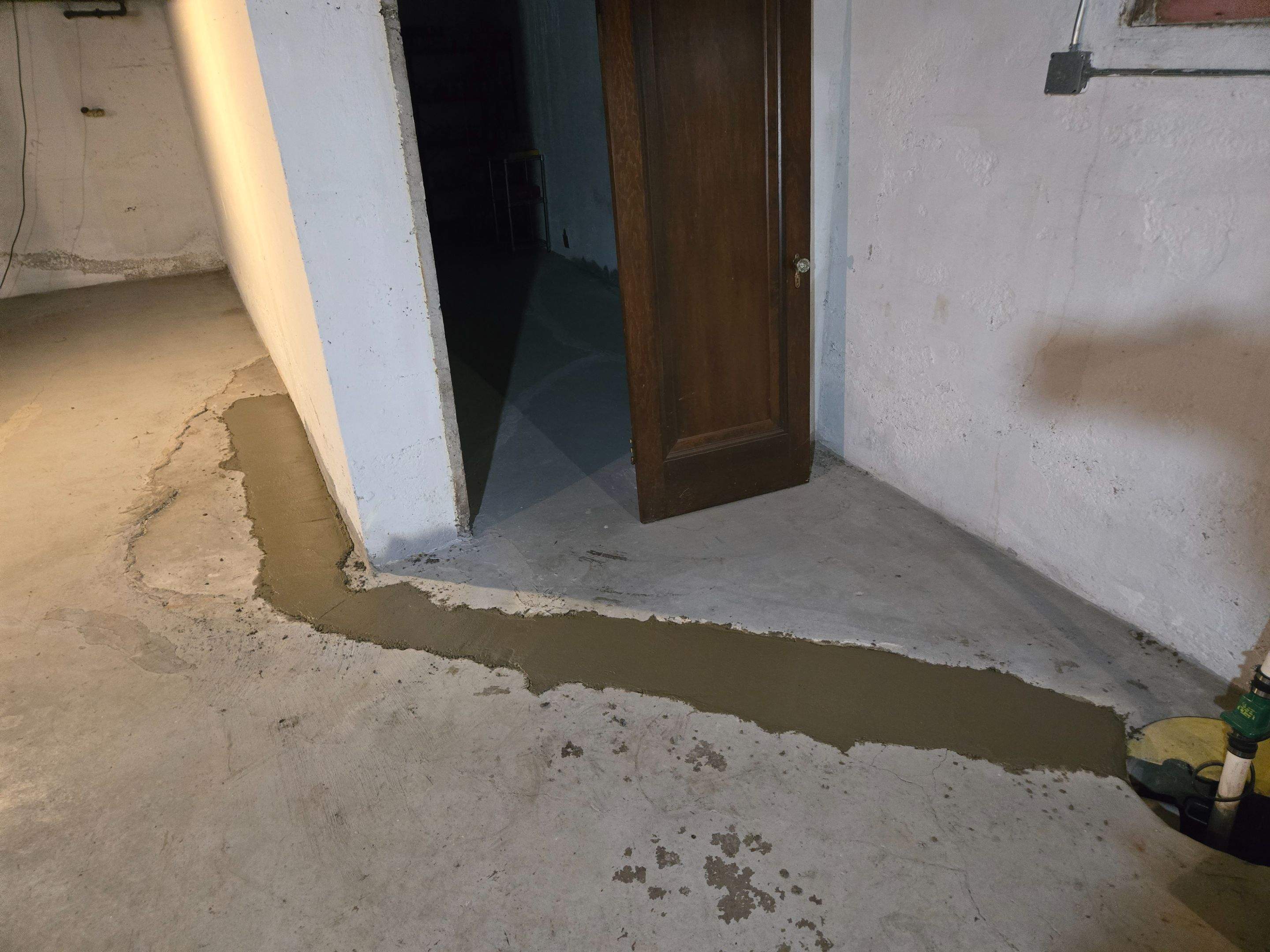 Drain Tile In-Floor Installation by Allied Water Services