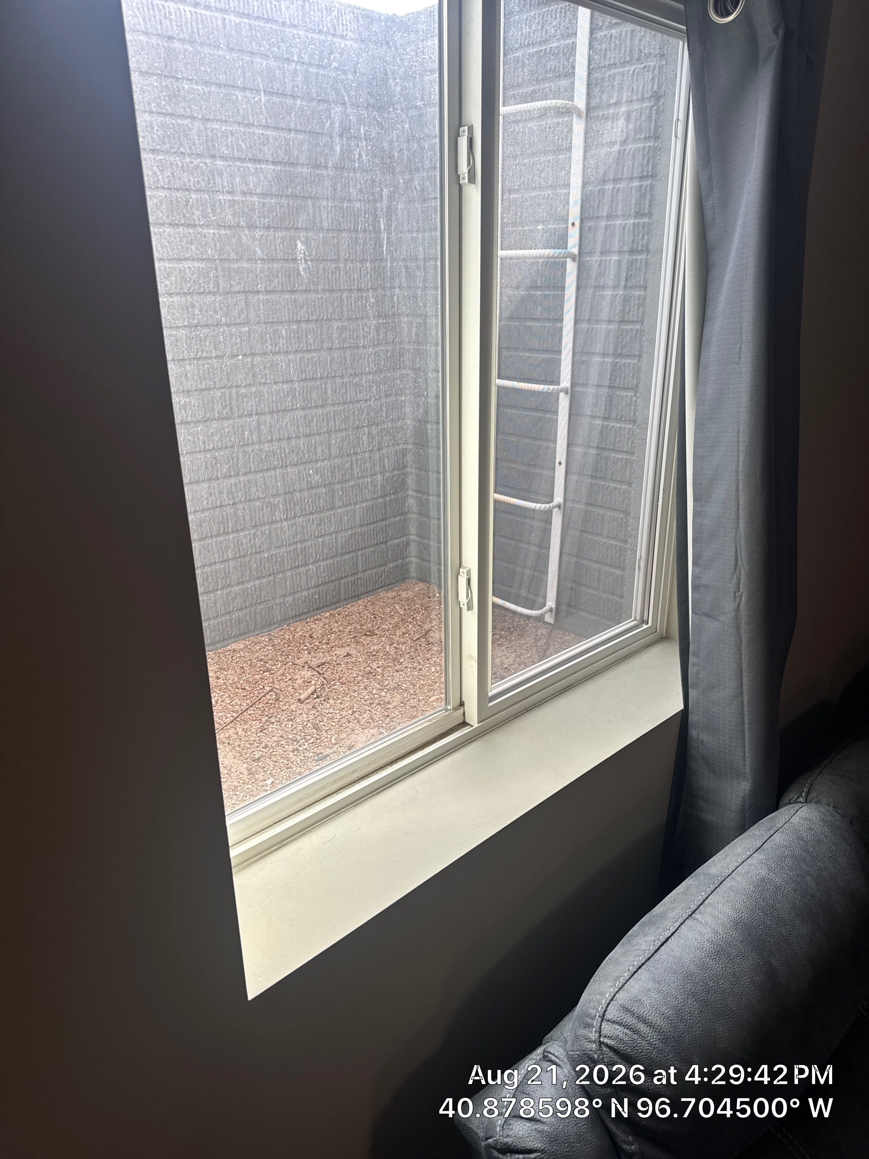 Basement Egress Window and Interior Water Damage Assessment in Lincoln by CompanyCam Sales Demo