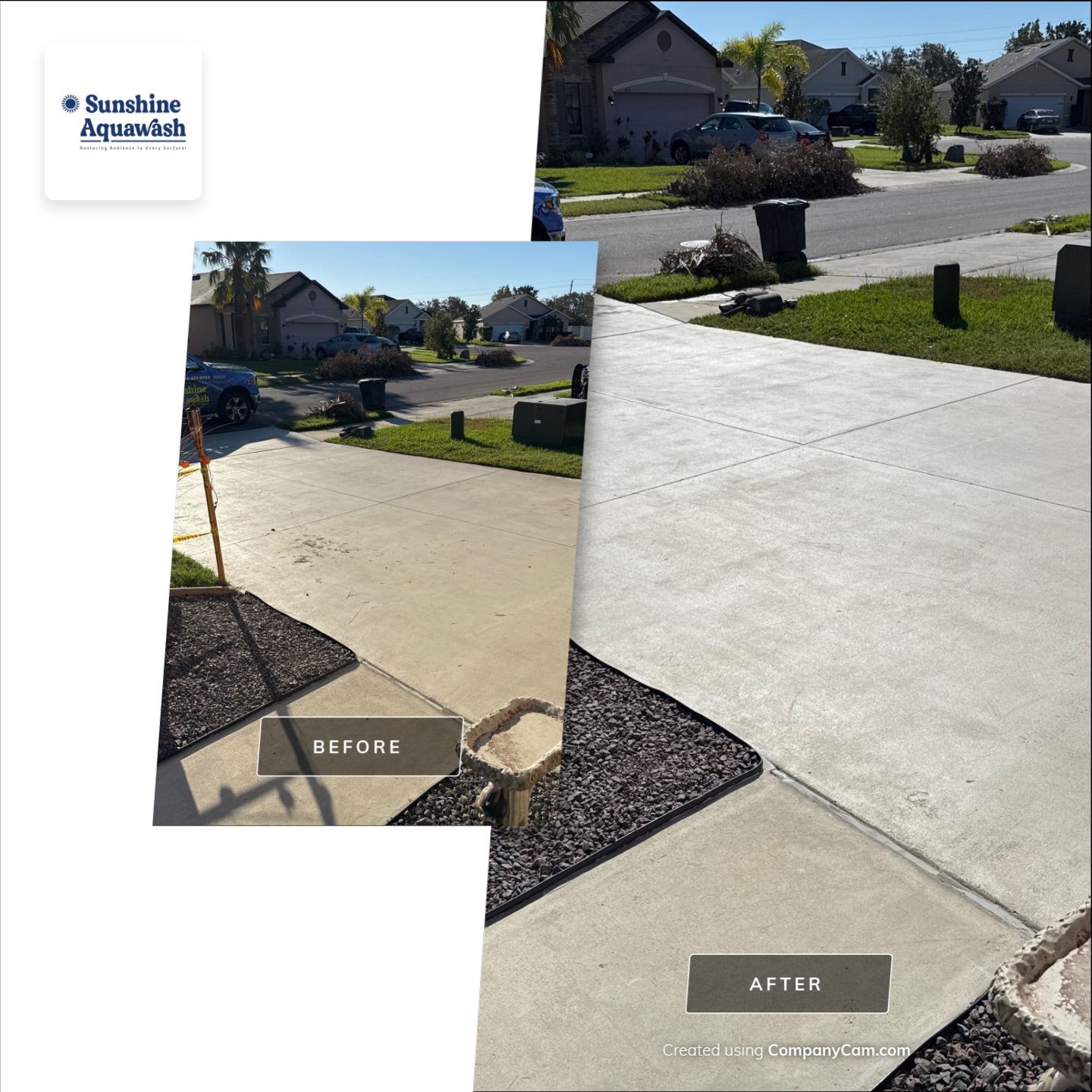 Comprehensive Concrete and Vinyl Fence Cleaning in Willow Walk Community, Palmetto, FL by Sunshine AquaWash