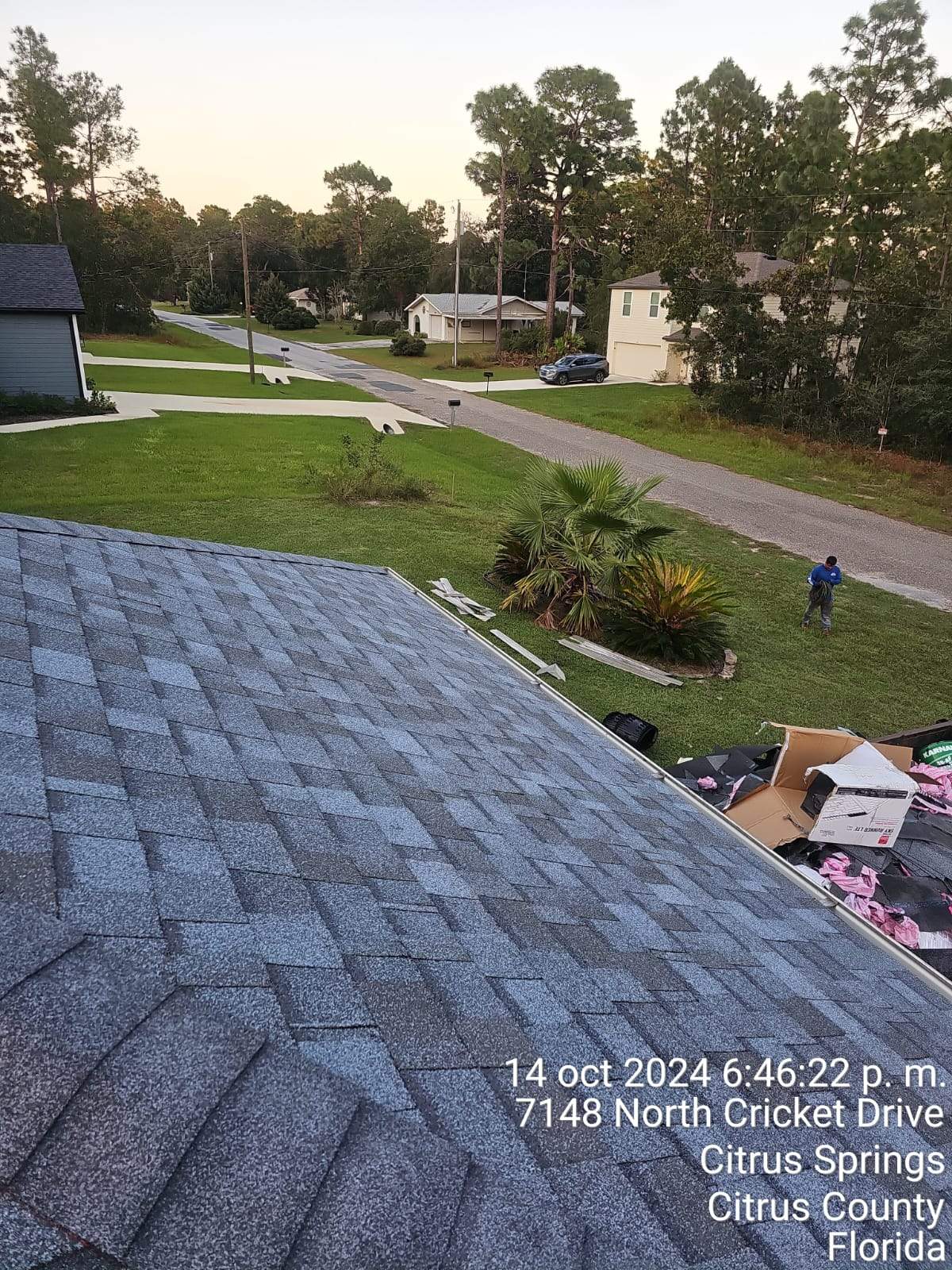 Residential Roofing Installation using Owen's Corning Shingles by RoofGuru AI