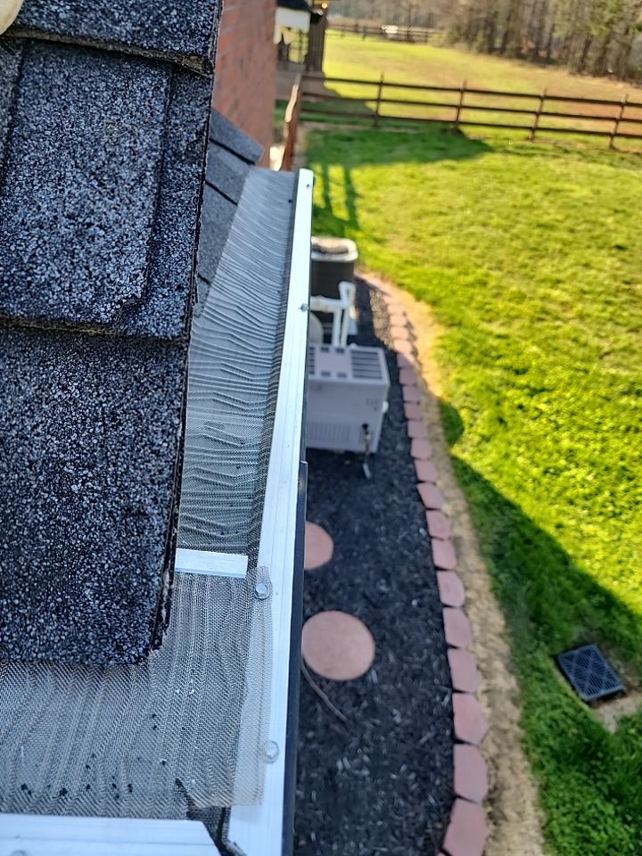 Gutter Guard Instalation using Leaf Blaster Pro by Gutter Glove by Power Wash Masters LLC