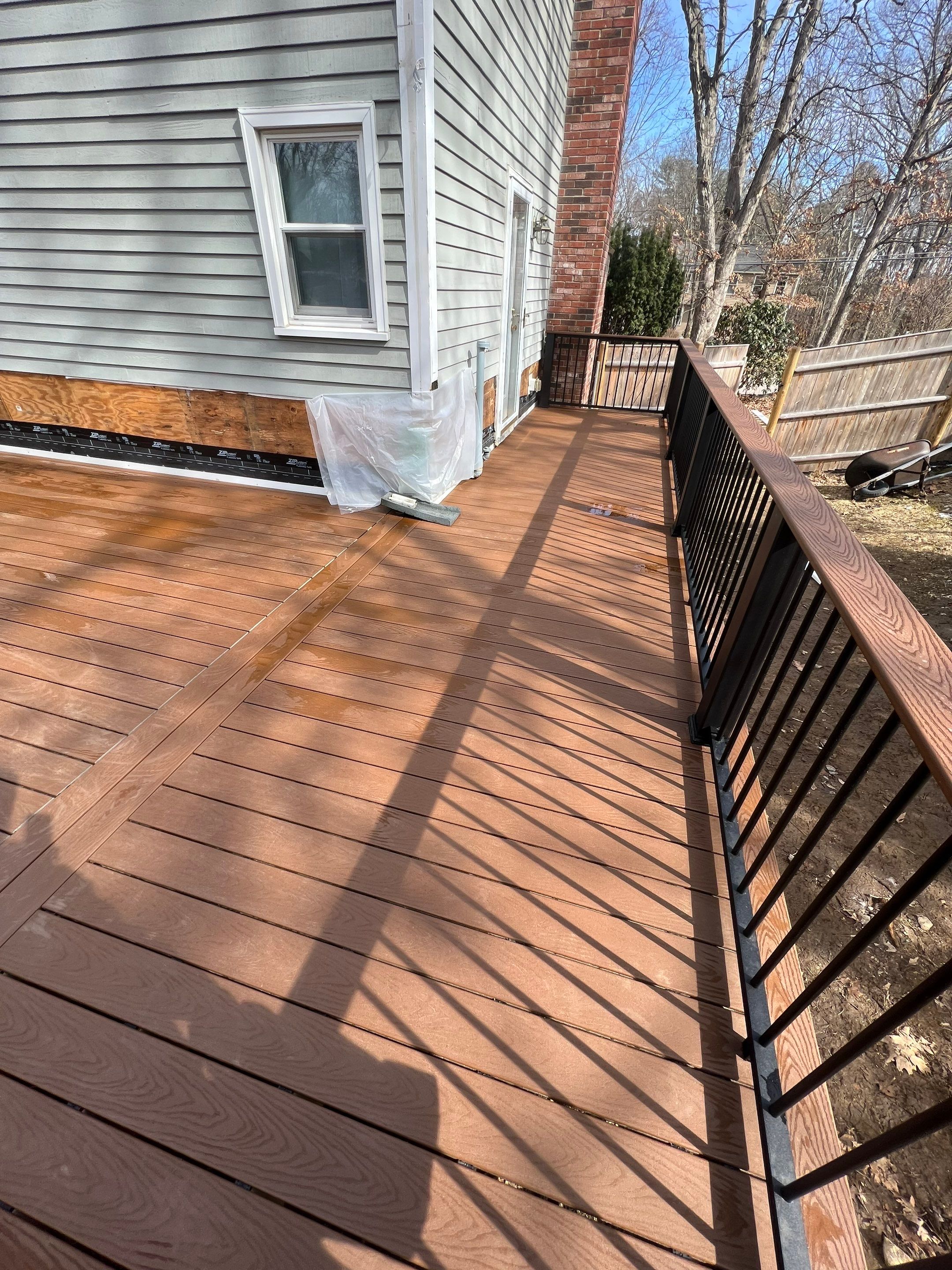 Deck and Sidin in Milford, MA by UBrothers Construction