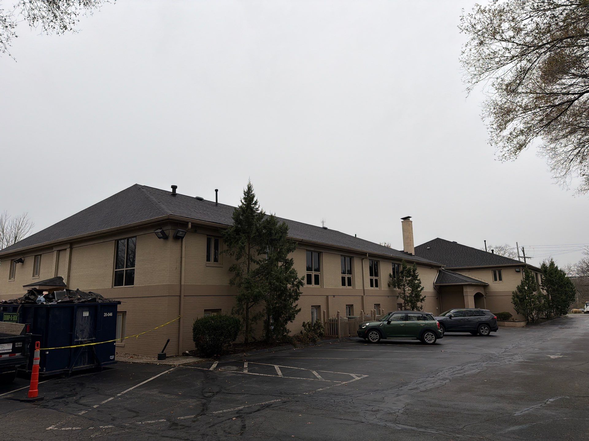 Commercial Roofing Installation using GAF Timberline HDZ Appalachian Sky by Nitro Roofing and Construction