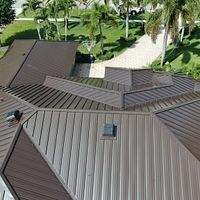 24ga 1.5" Snap-Lock Mansard Brown  by Total Roofing System The Metal Roof Experts