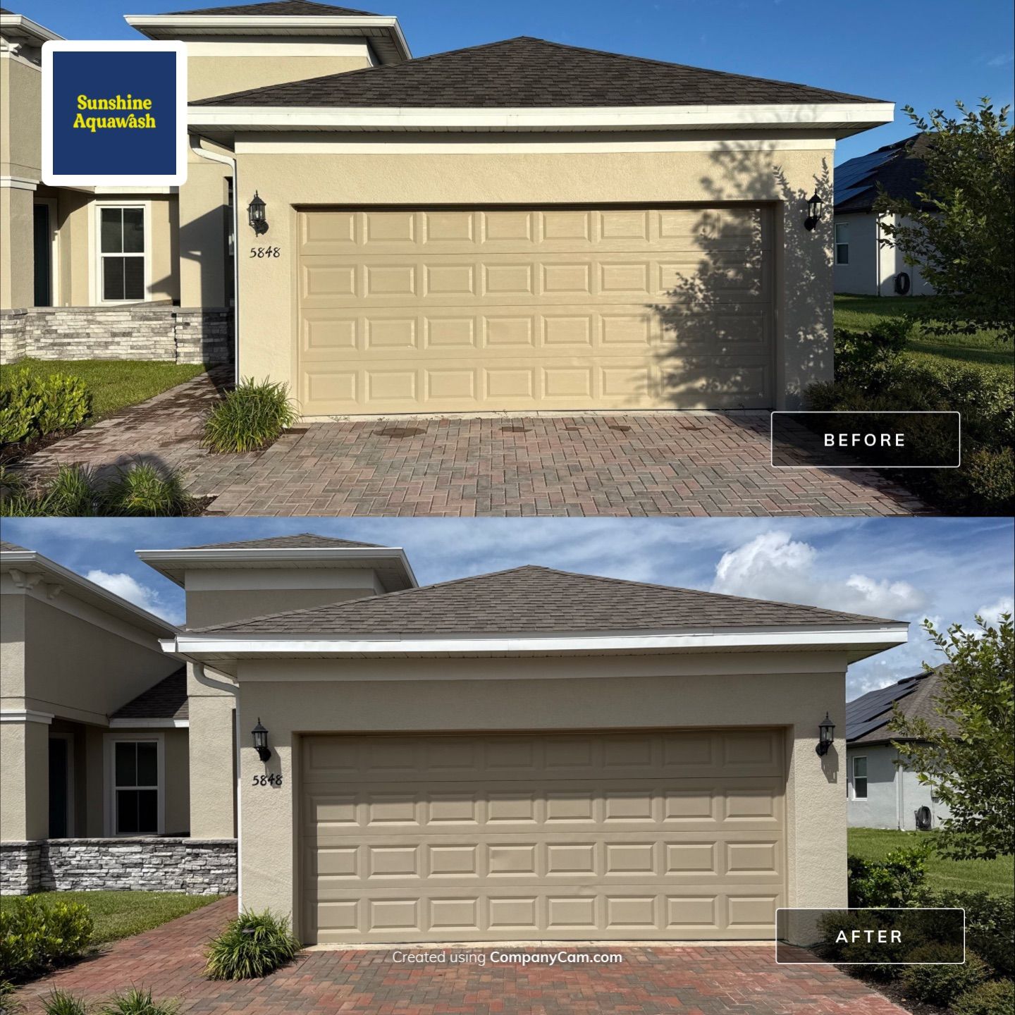Complete House Wash, Driveway & Lanai Cleaning – Trevesta, Palmetto FL by Sunshine AquaWash