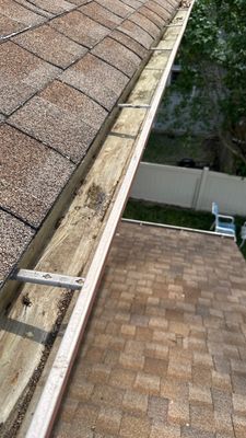 Turtle Shell gutter protection installation in Naperville, IL 60563, photograph 25