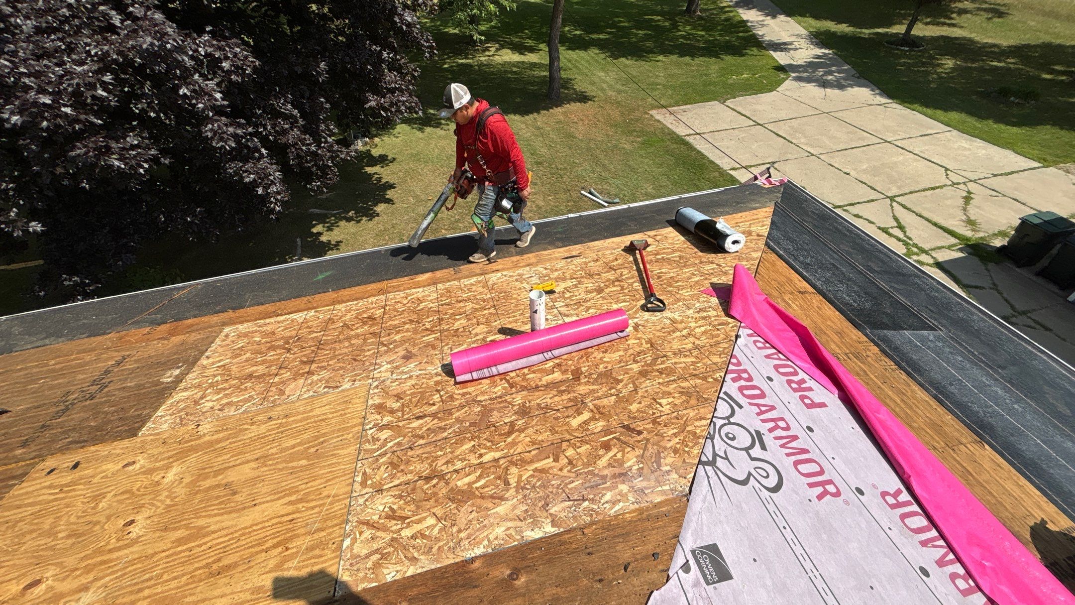 Roof Replacement using Owens Corning Tru Definitions by 180 Contractors