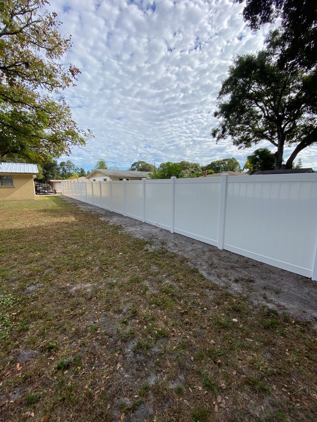 Sarasota, FL 6 ft. Tall White Privacy Fence  by Asap fence and gates, LLC