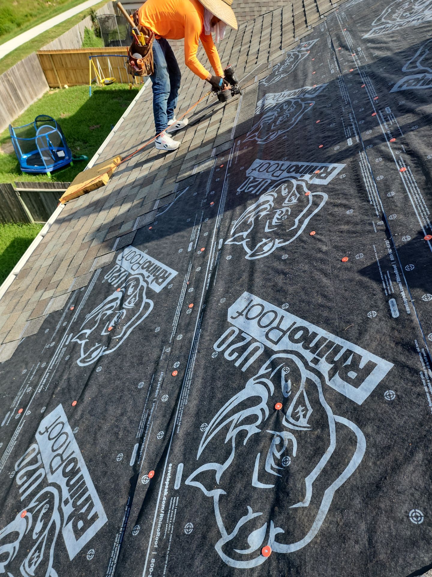 Residential Roofing Installation using Owen's Corning Duration (Lifetime) Shingles by Roof Repair Company