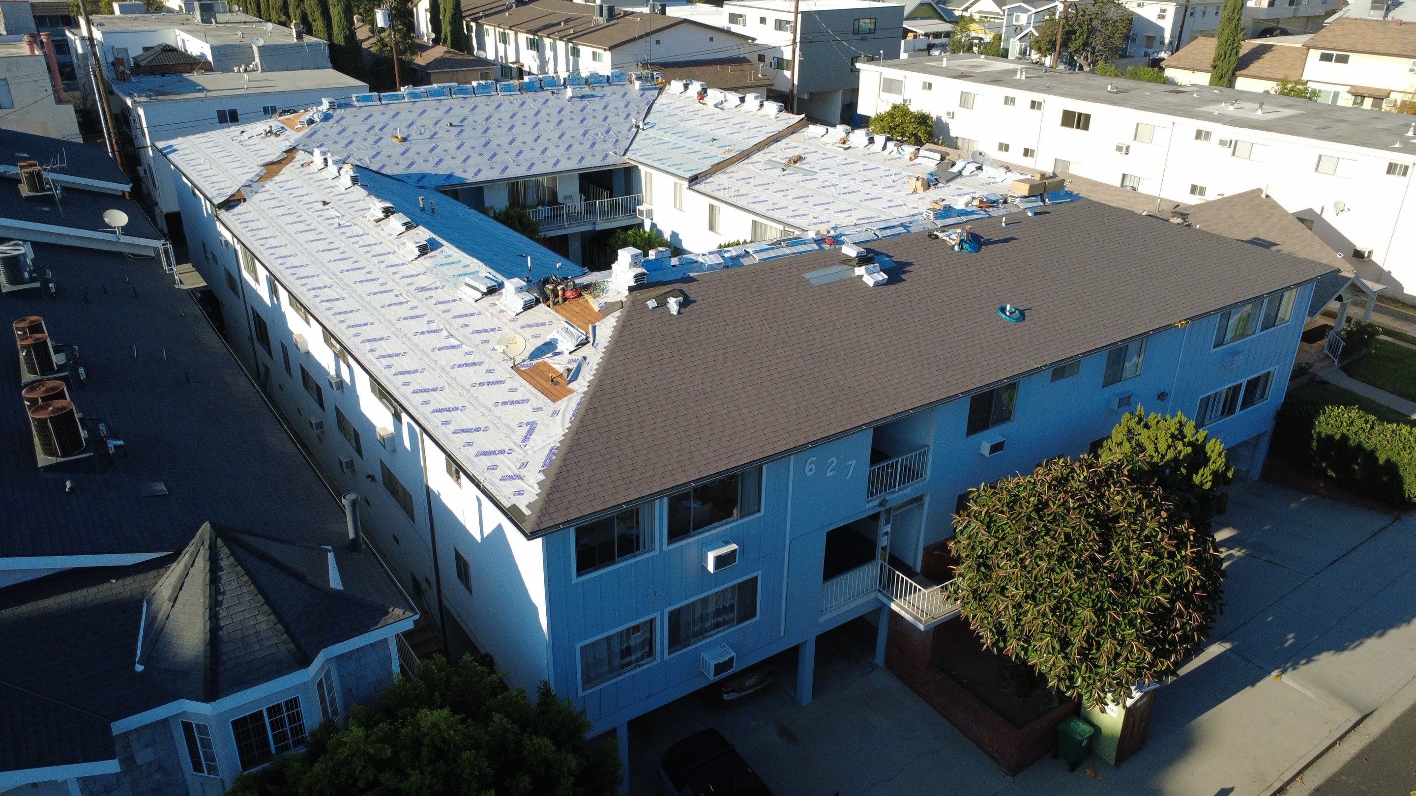 New Roof! Aparmtent Building in Burbank, CA by Hull Brothers Roofing