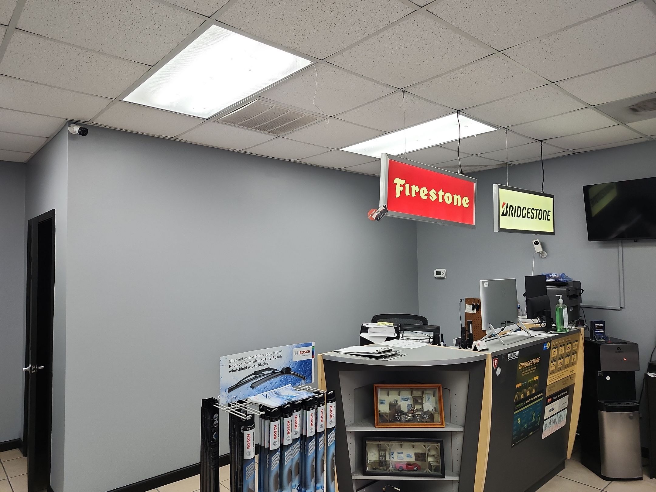 Interior Painting - Tire Shop by Fresh Coat Painters of Cypress