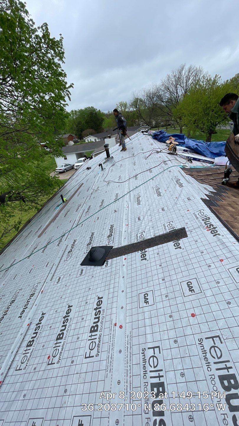 Residential Roofing Installation using GAF HDZ Roofing System  by Undersun Roofing 