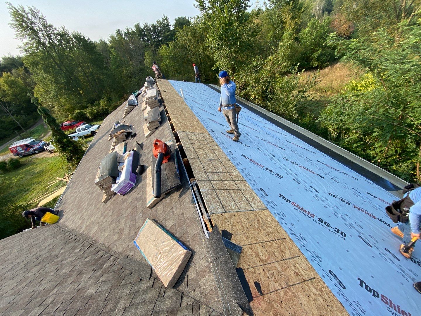 Roof Replacement using CertainTeed Landmark by 180 Contractors