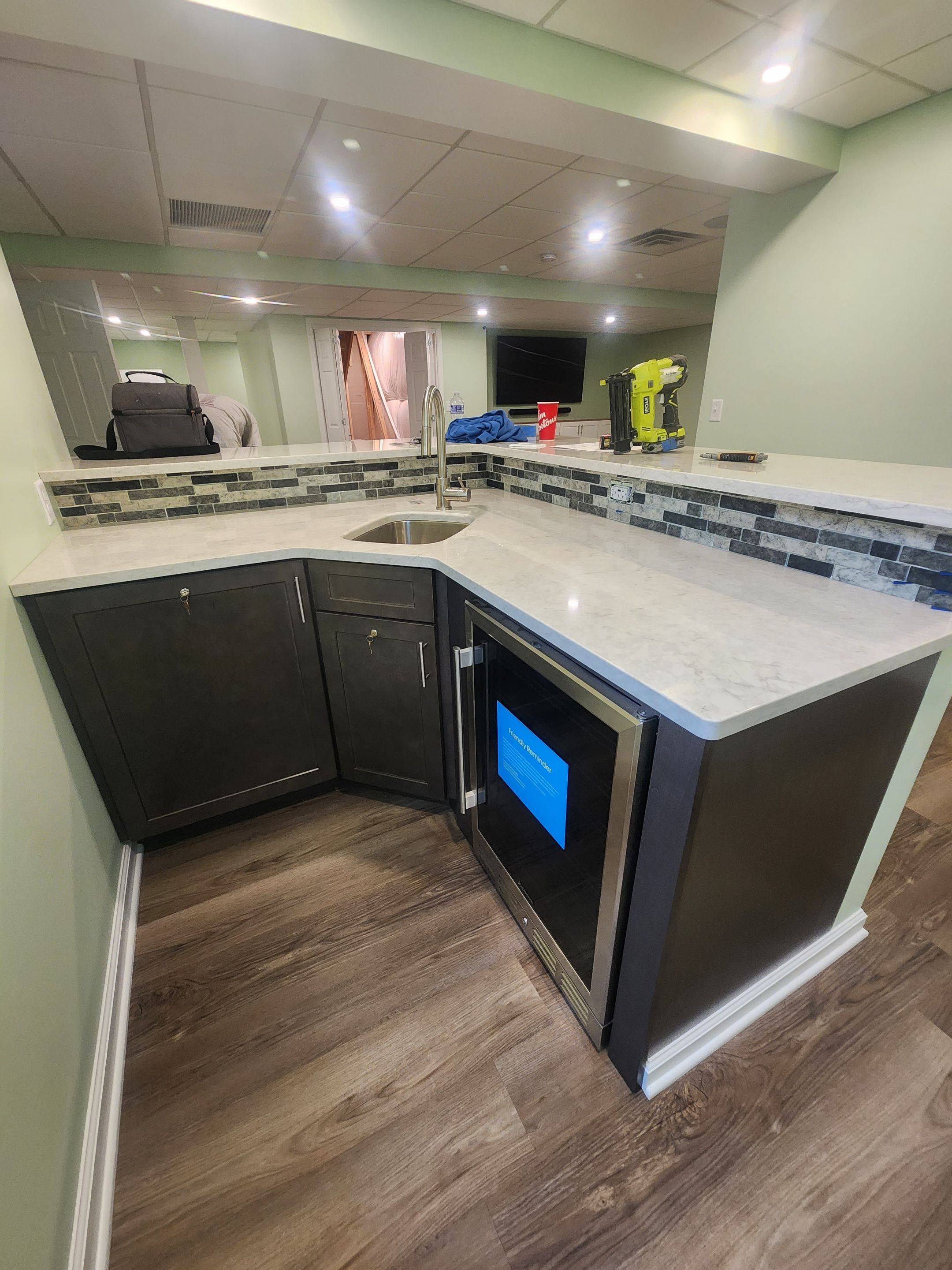 Basement and Bathroom Remodel by Ivy Lea Construction