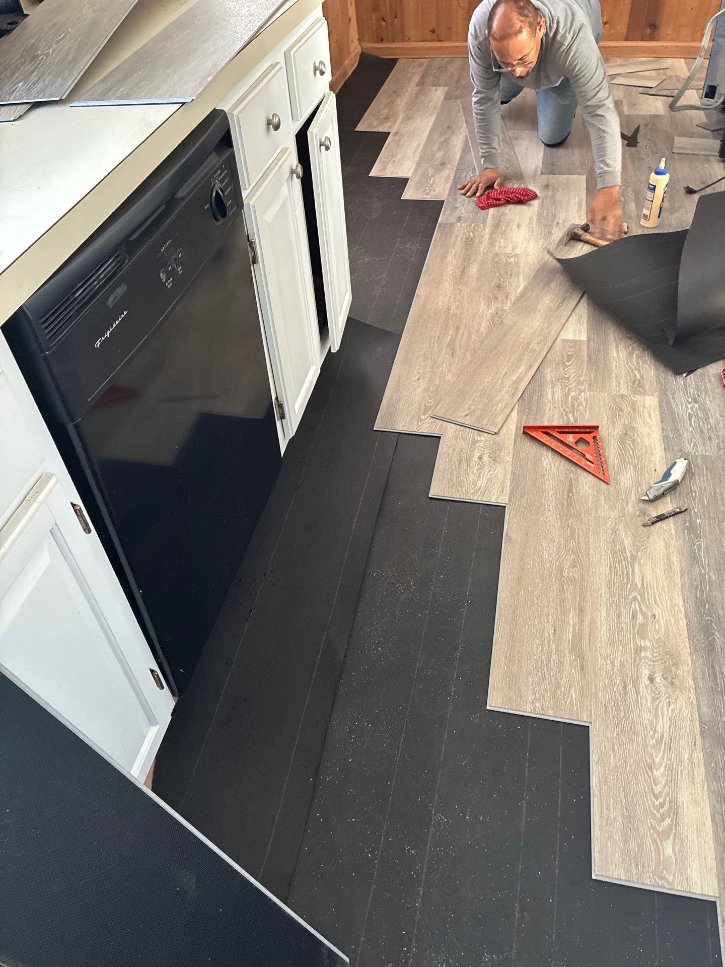 Caving Floors - LVP Structural Floor Repair in Oak Island, NC by Licensed General Contractor by RGR Construction and Roofing, LLC