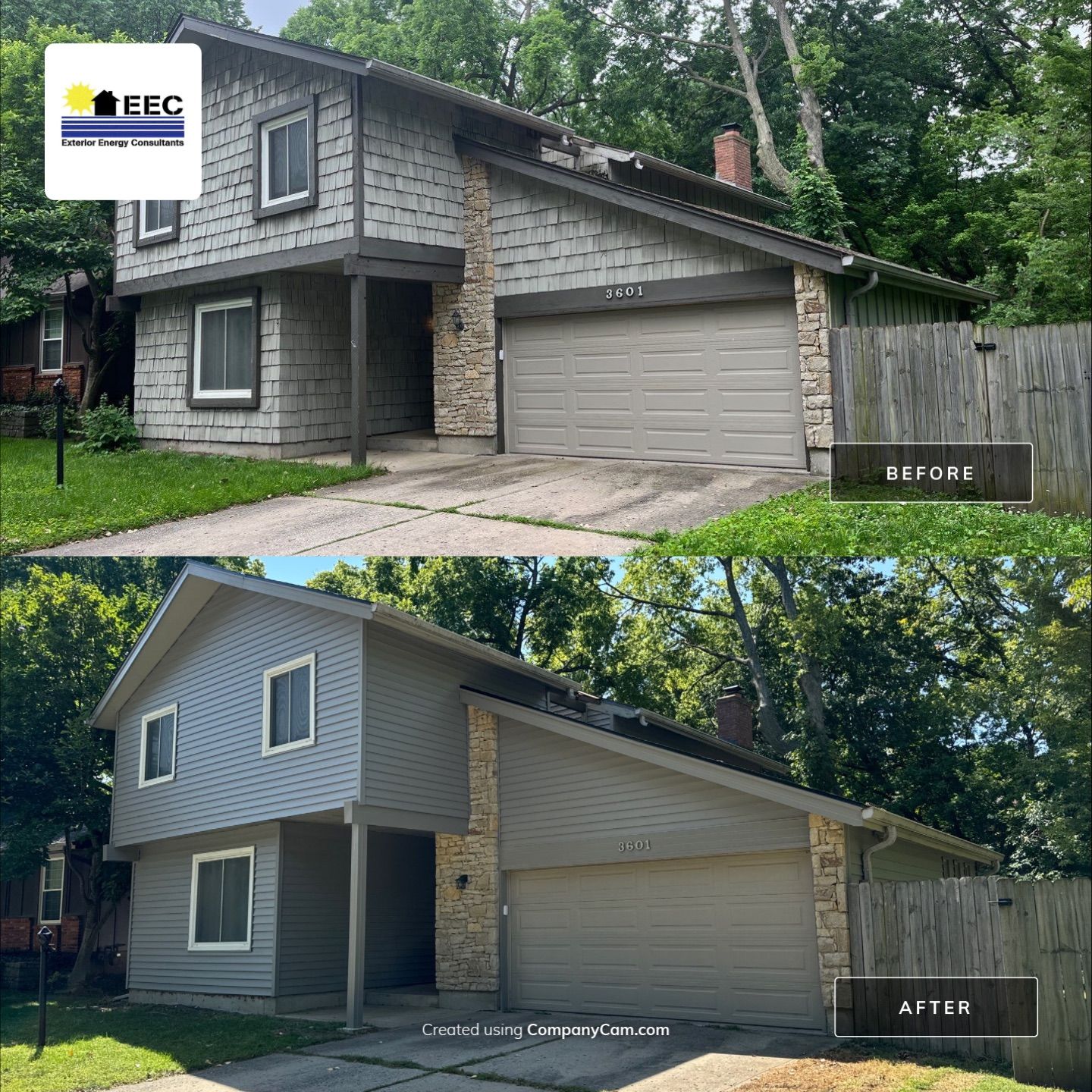 BYE BYE Wood Shakes by EEC Windows, Siding & Roofing