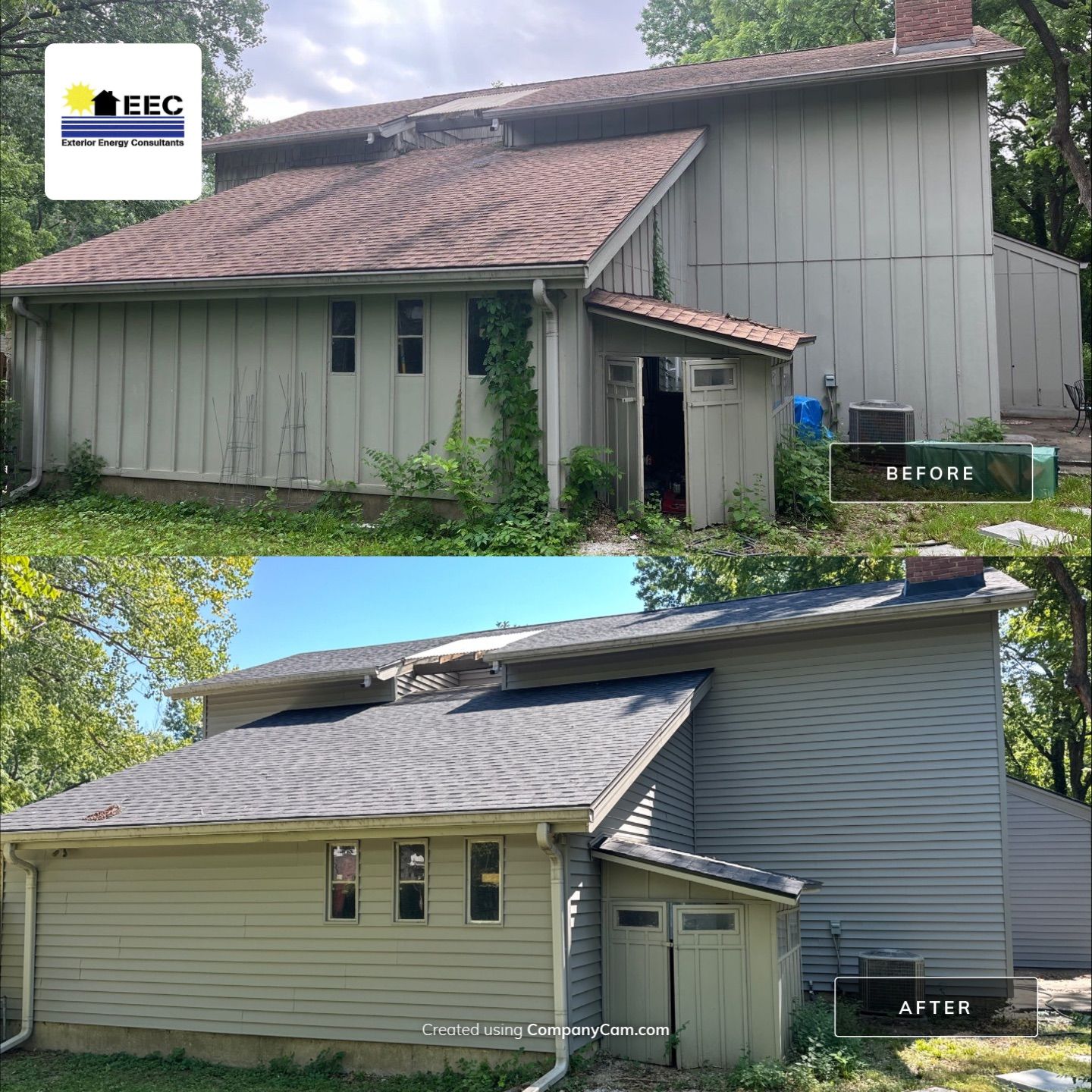 BYE BYE Wood Shakes by EEC Windows, Siding & Roofing