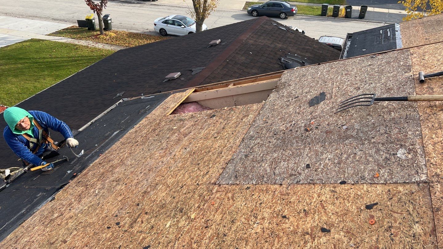 Multi-family unit roof replacement by Pro Home Services Inc